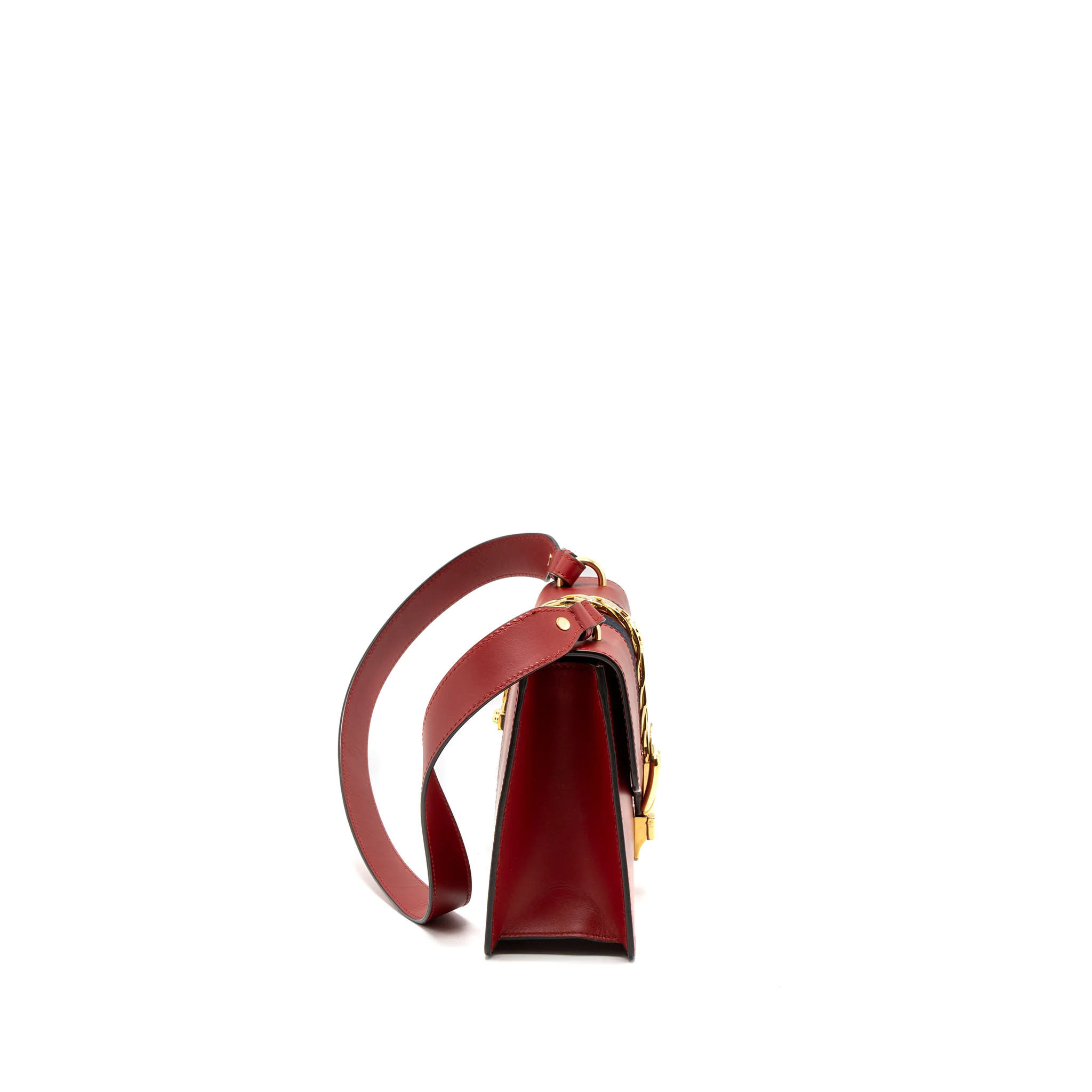 Gucci Small Sylvie Bag Calfskin Red GHW - Image 3