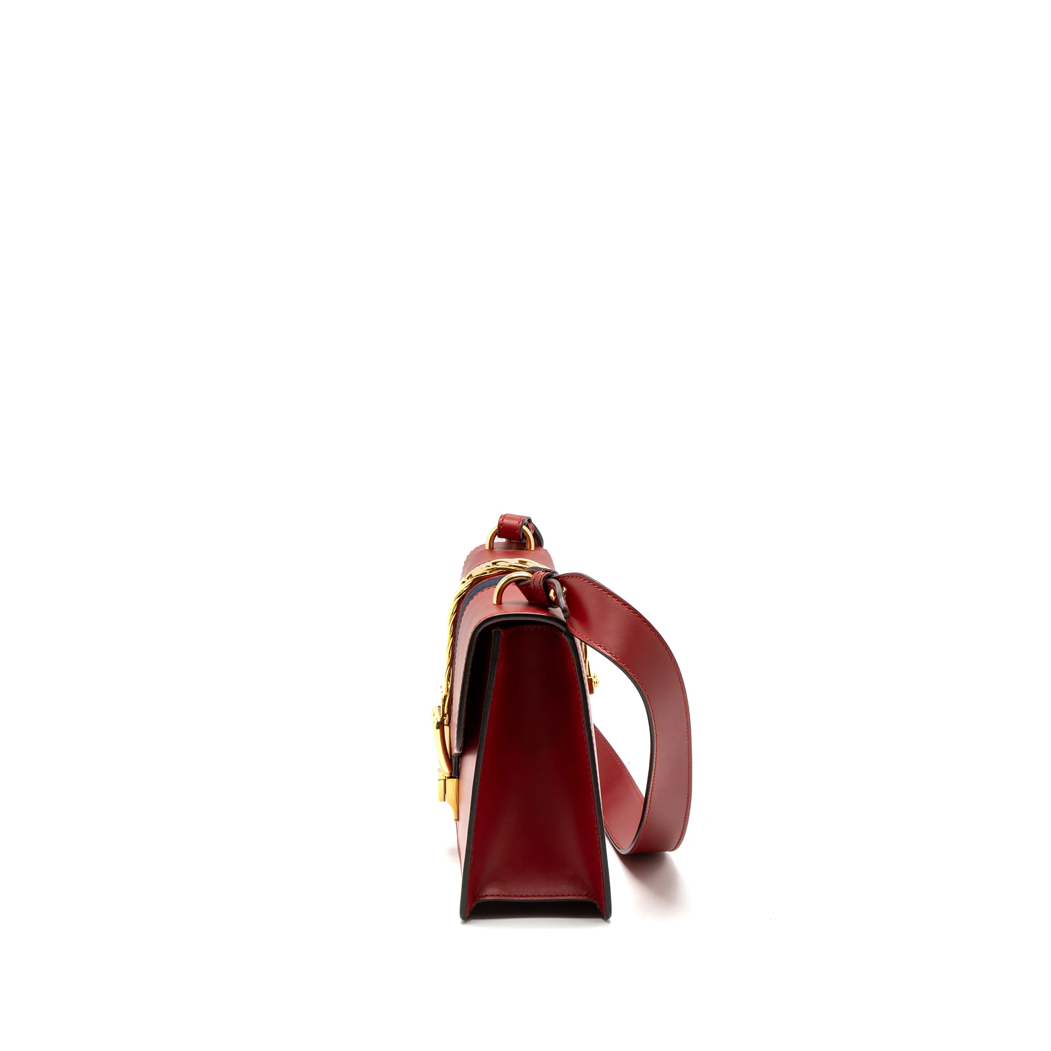 Gucci Small Sylvie Bag Calfskin Red GHW - Image 4