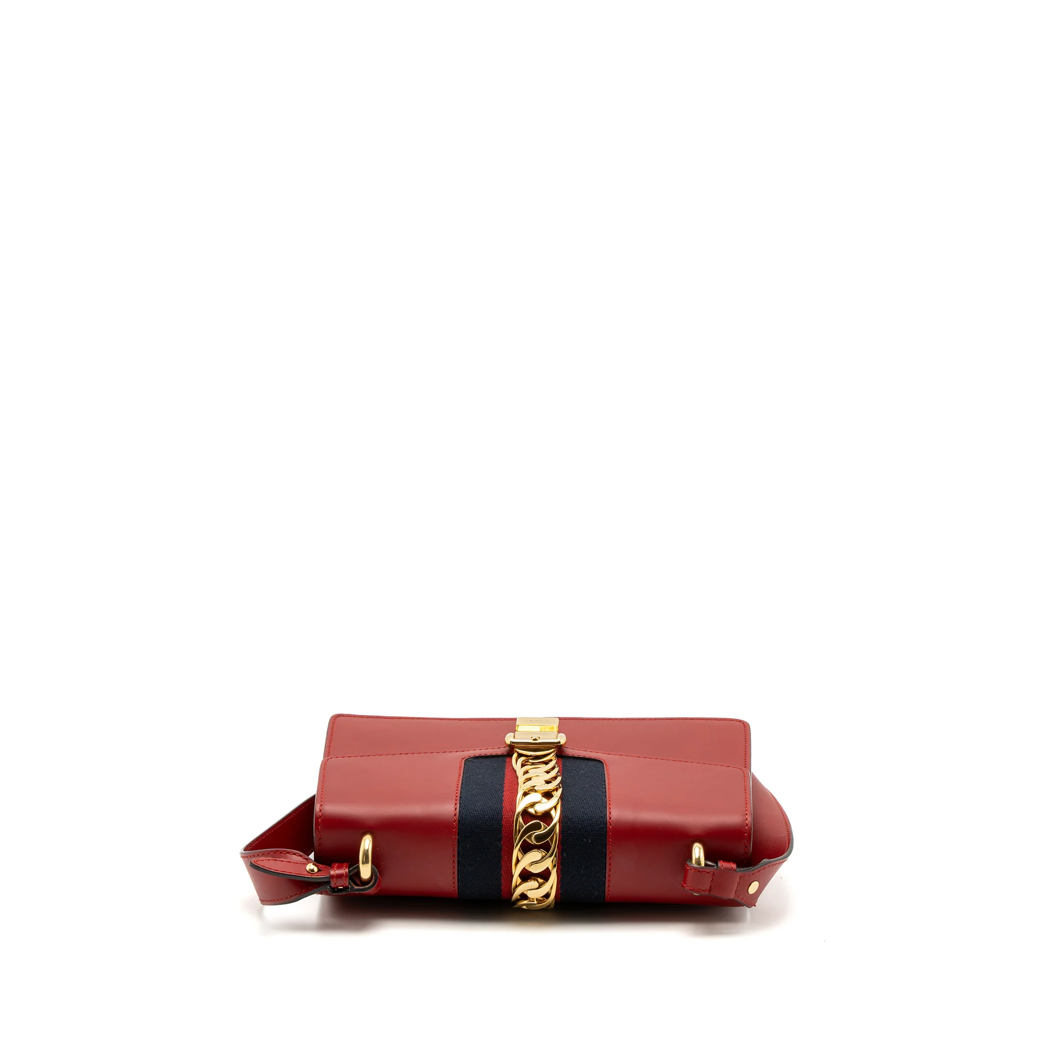 Gucci Small Sylvie Bag Calfskin Red GHW - Image 6