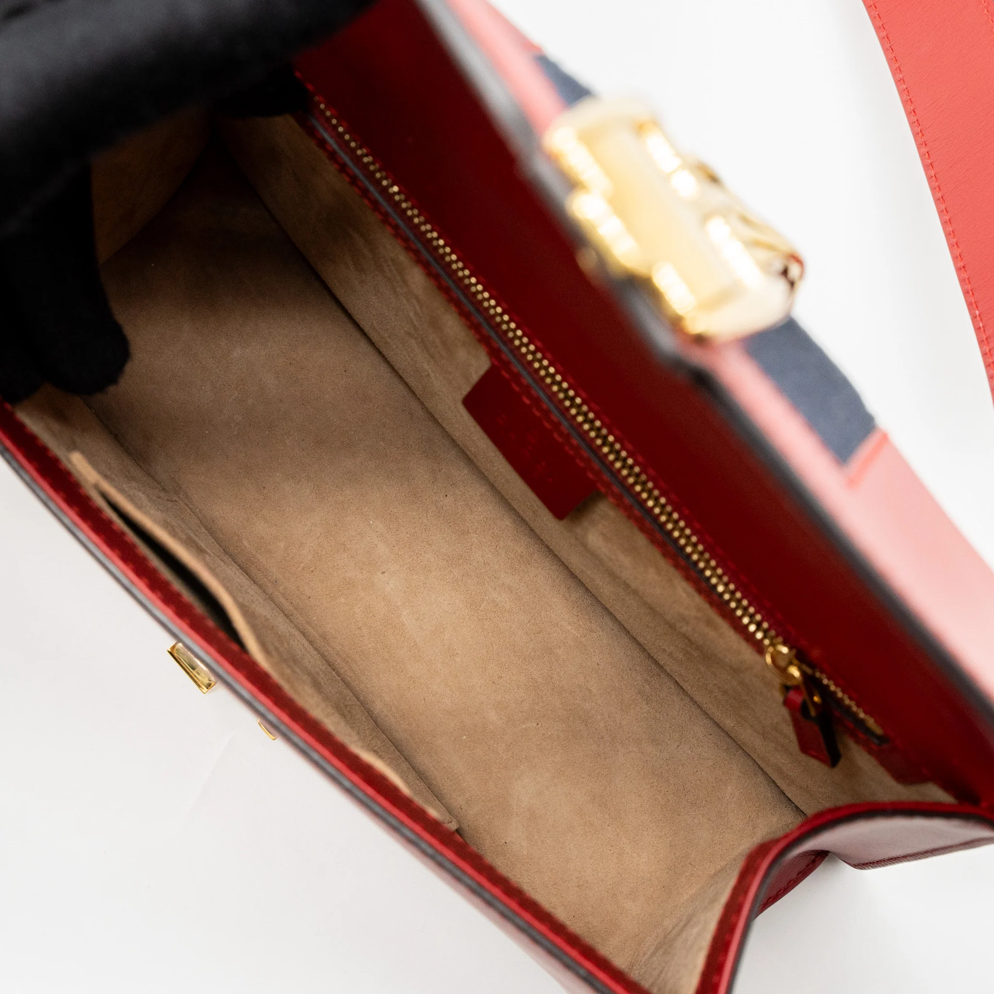 Gucci Small Sylvie Bag Calfskin Red GHW - Image 7