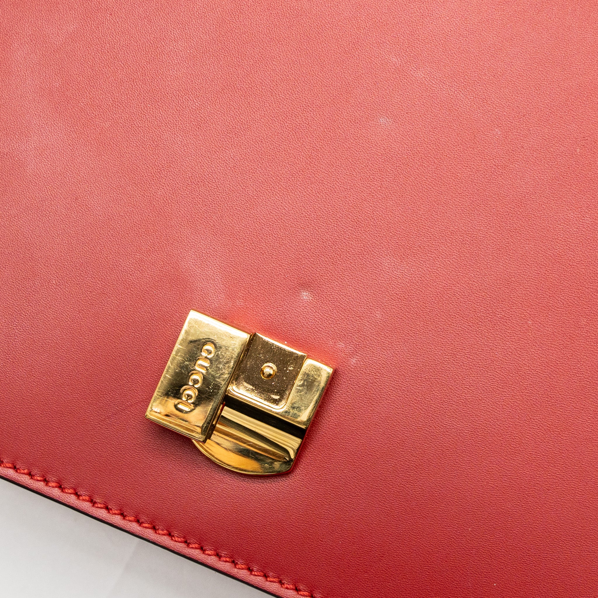 Gucci Small Sylvie Bag Calfskin Red GHW - Image 9