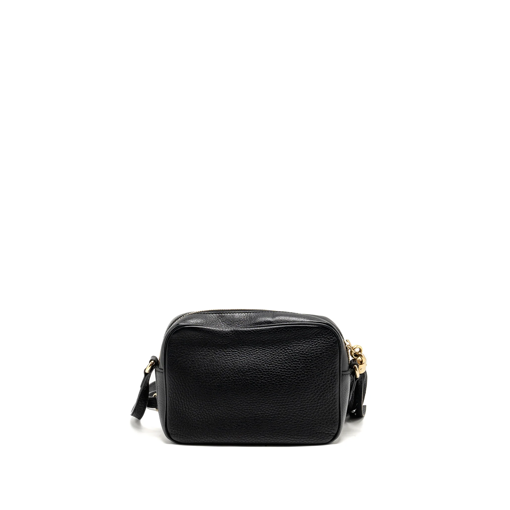 Gucci Soho Disco Camera Crossbody Bag Calfskin Black LGHW - Image 2