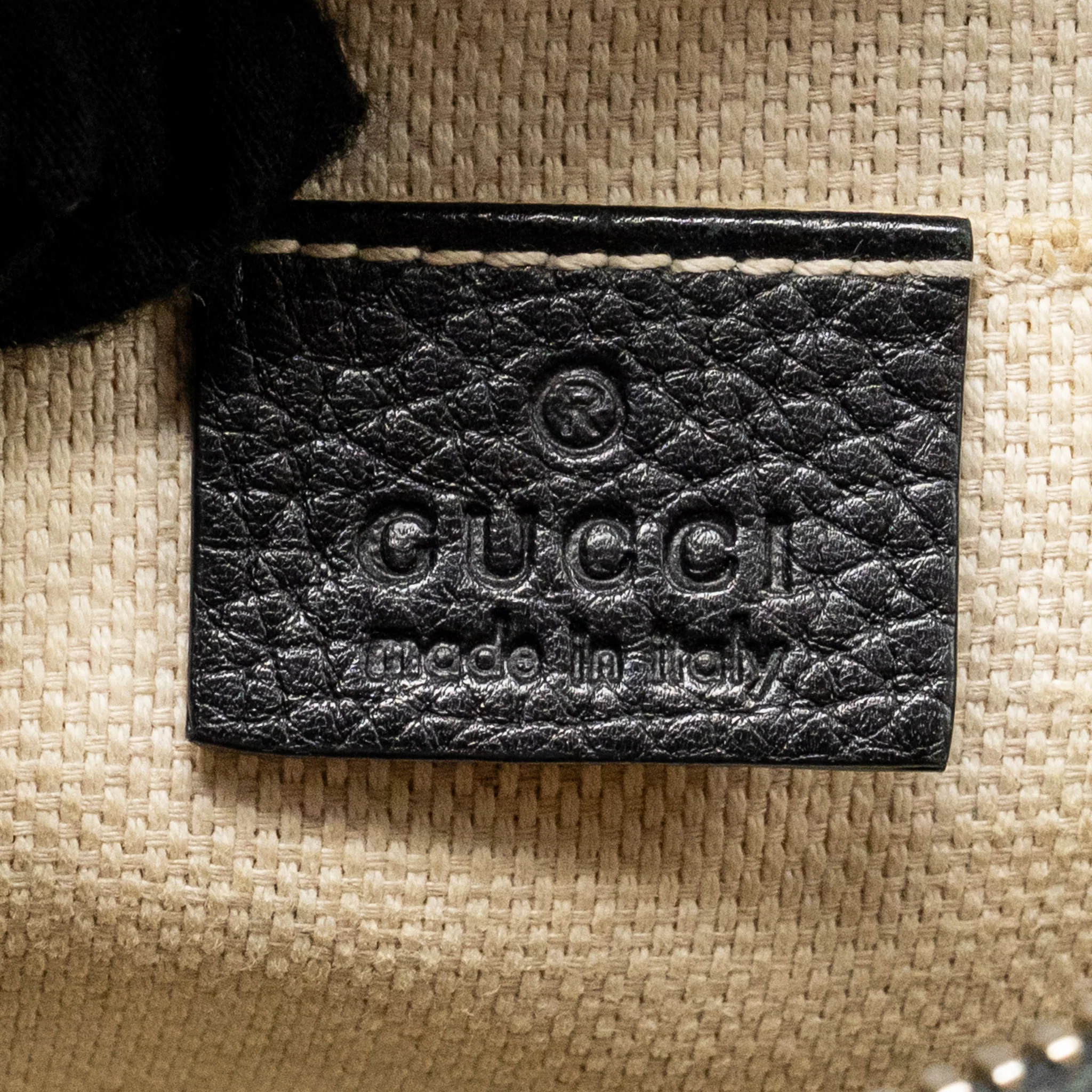 GUCCI Soho Disco Camera Crossbody Bag Calfskin Black LGHW - Image 14