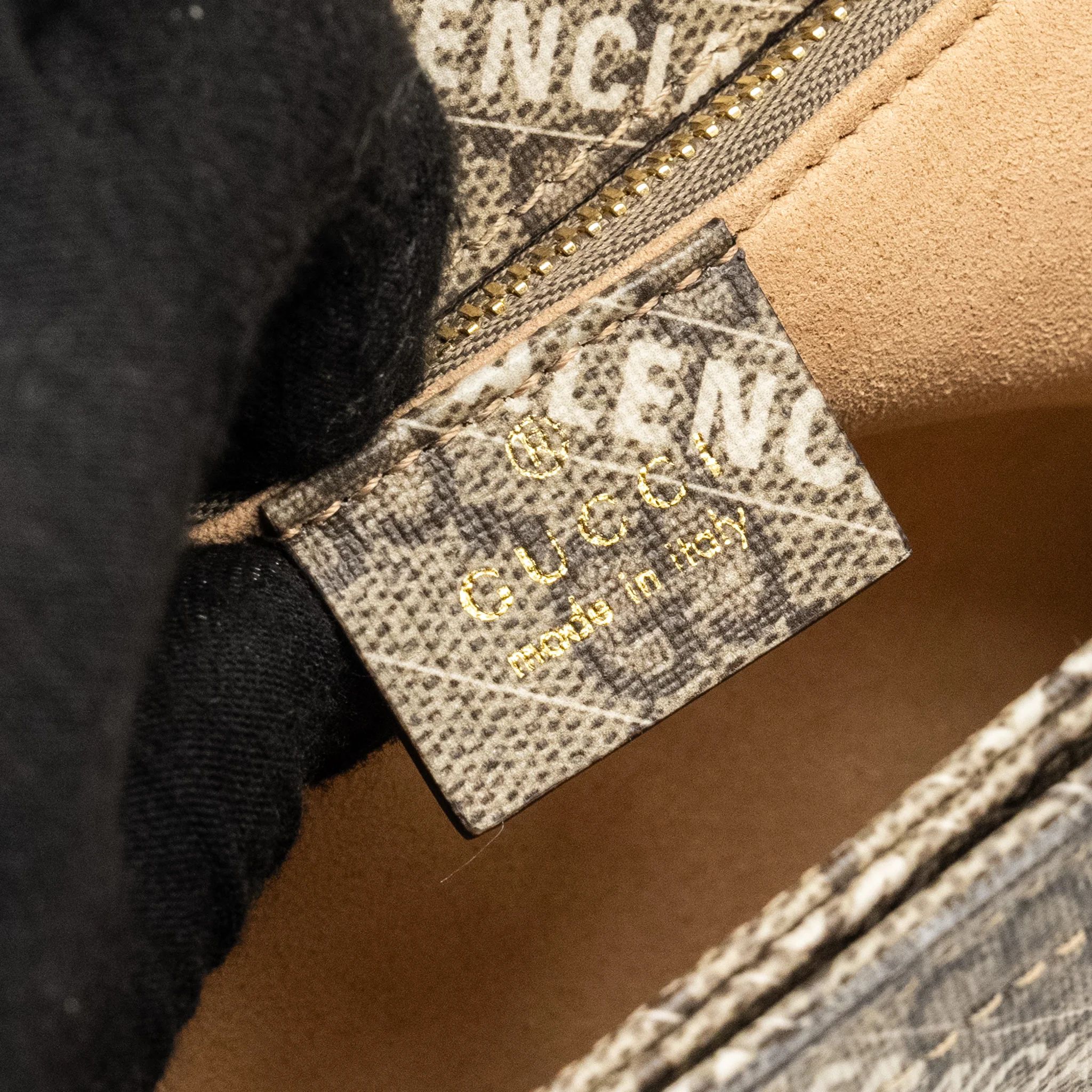 Gucci x Balenciaga Horsebit 1955 Bag GG Supreme/Balenciaga Print Canvas GHW - Image 16