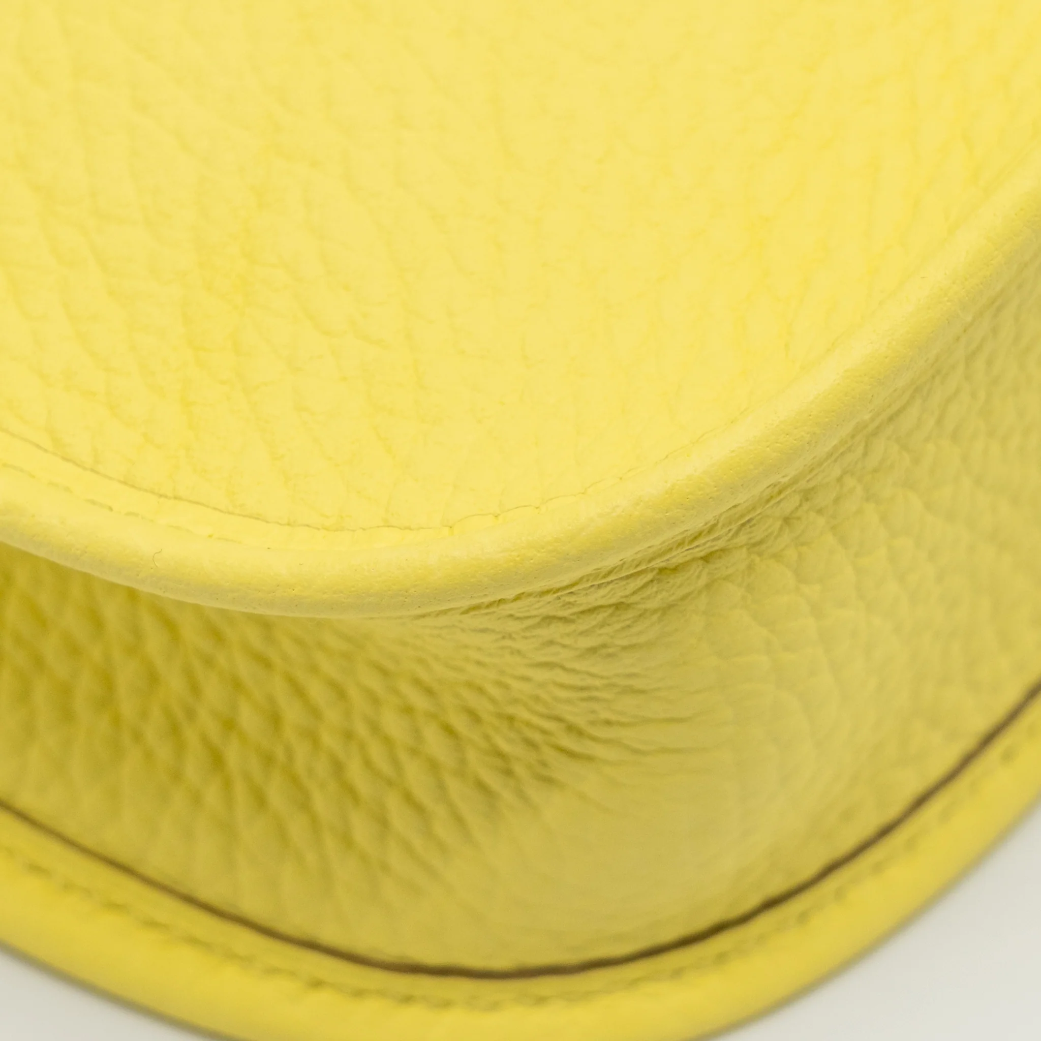 Hermes Mini Evelyne Clemence Limoncello SHW Stamp W - Image 10