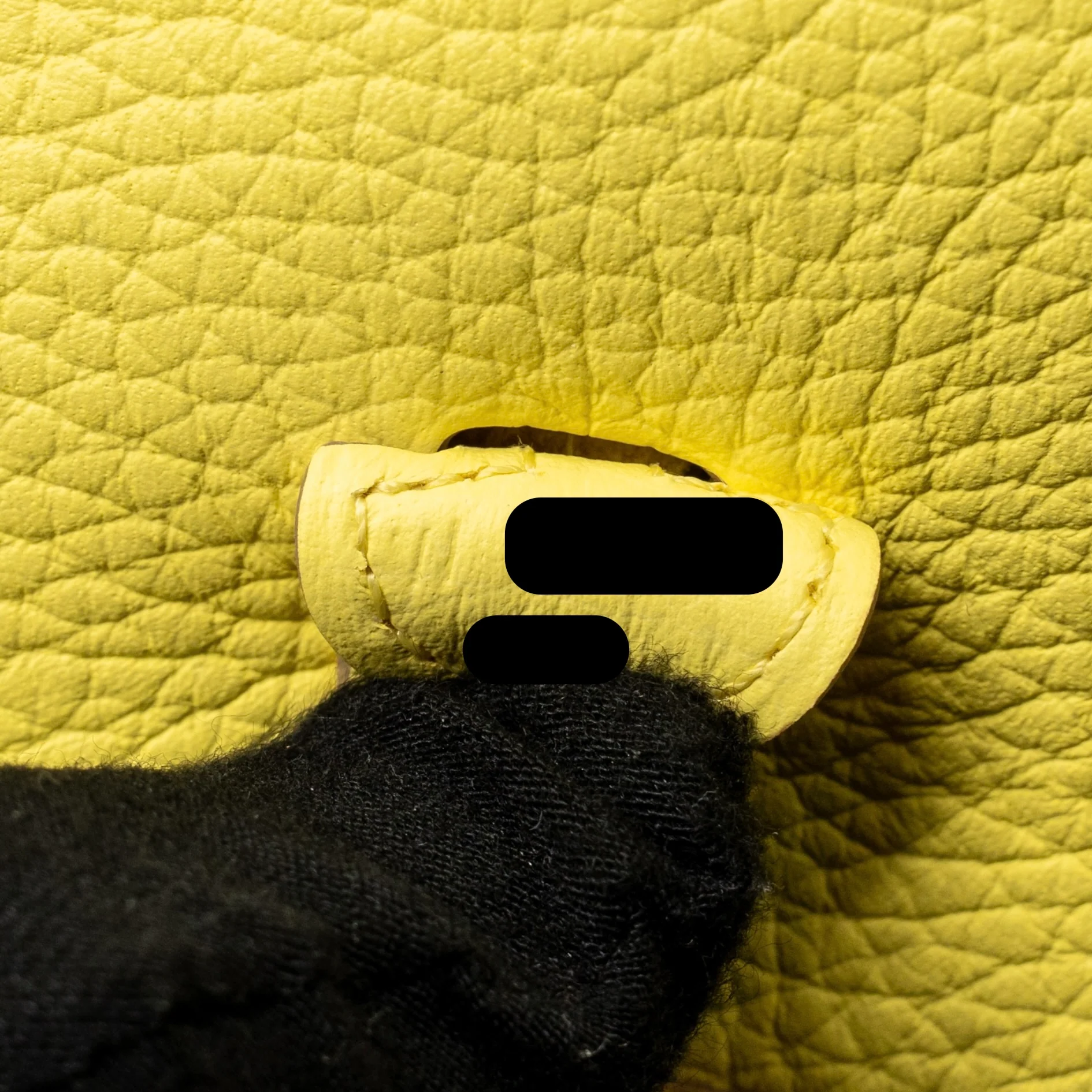 Hermes Mini Evelyne Clemence Limoncello SHW Stamp W - Image 14