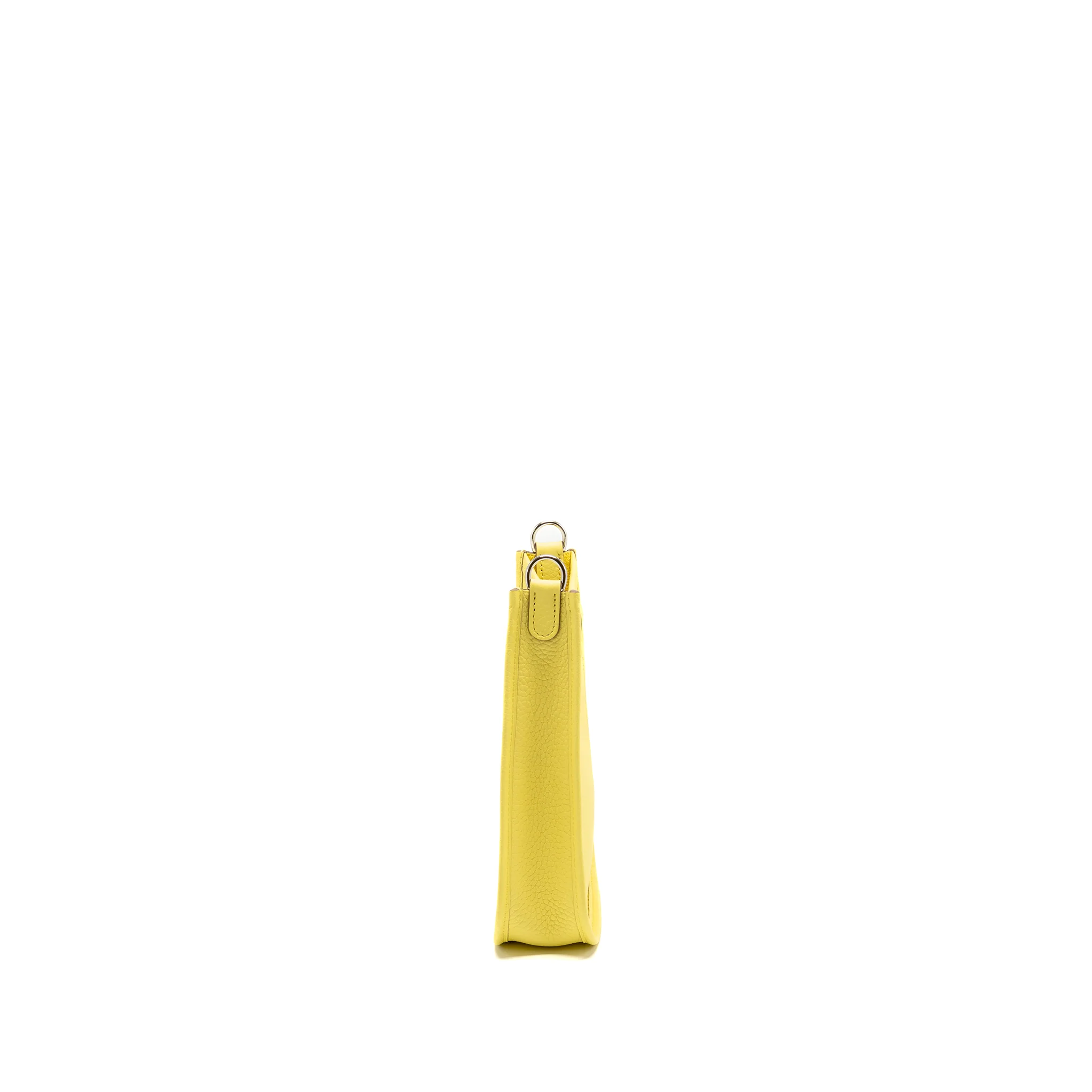 Hermes Mini Evelyne Clemence Limoncello SHW Stamp W - Image 3