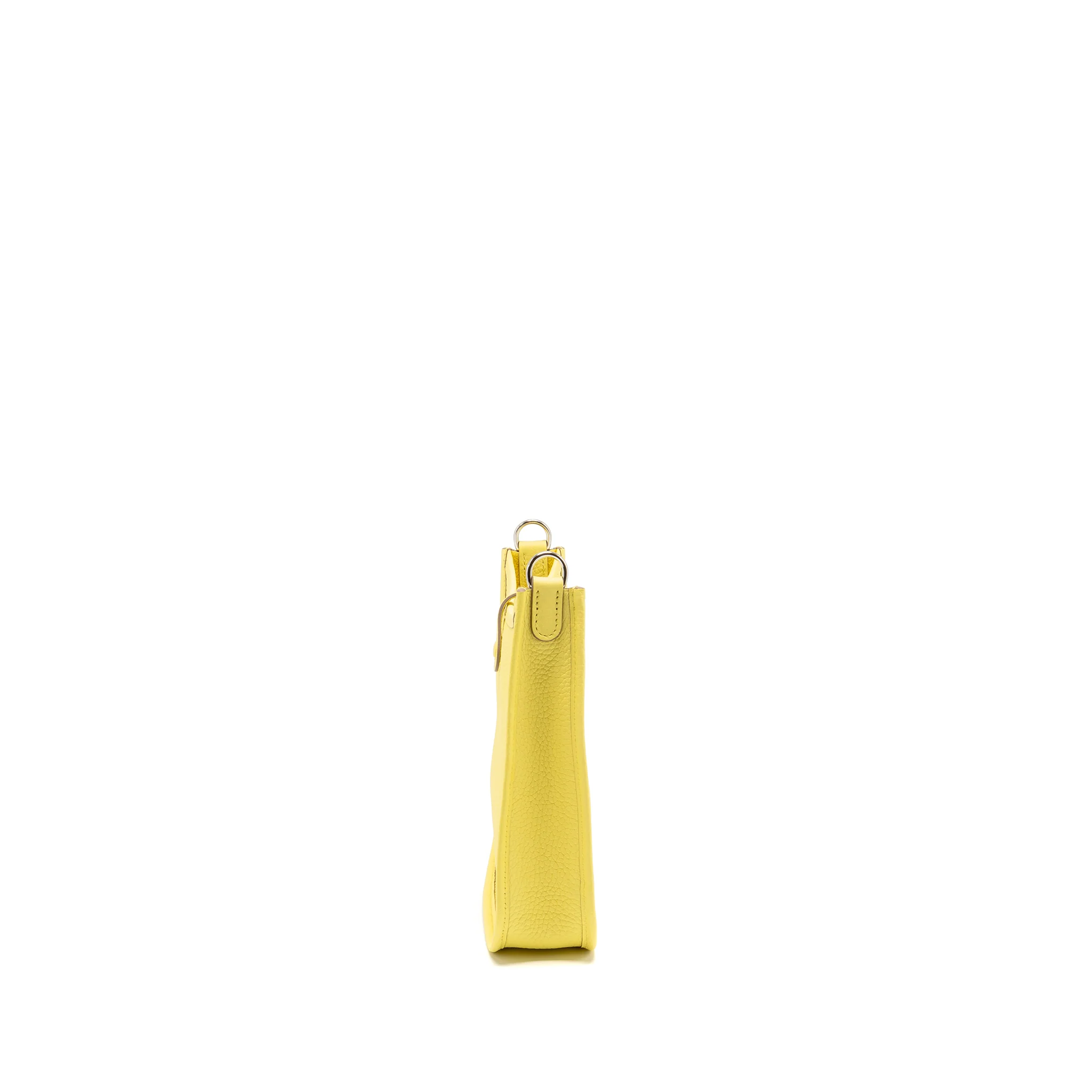 Hermes Mini Evelyne Clemence Limoncello SHW Stamp W - Image 4