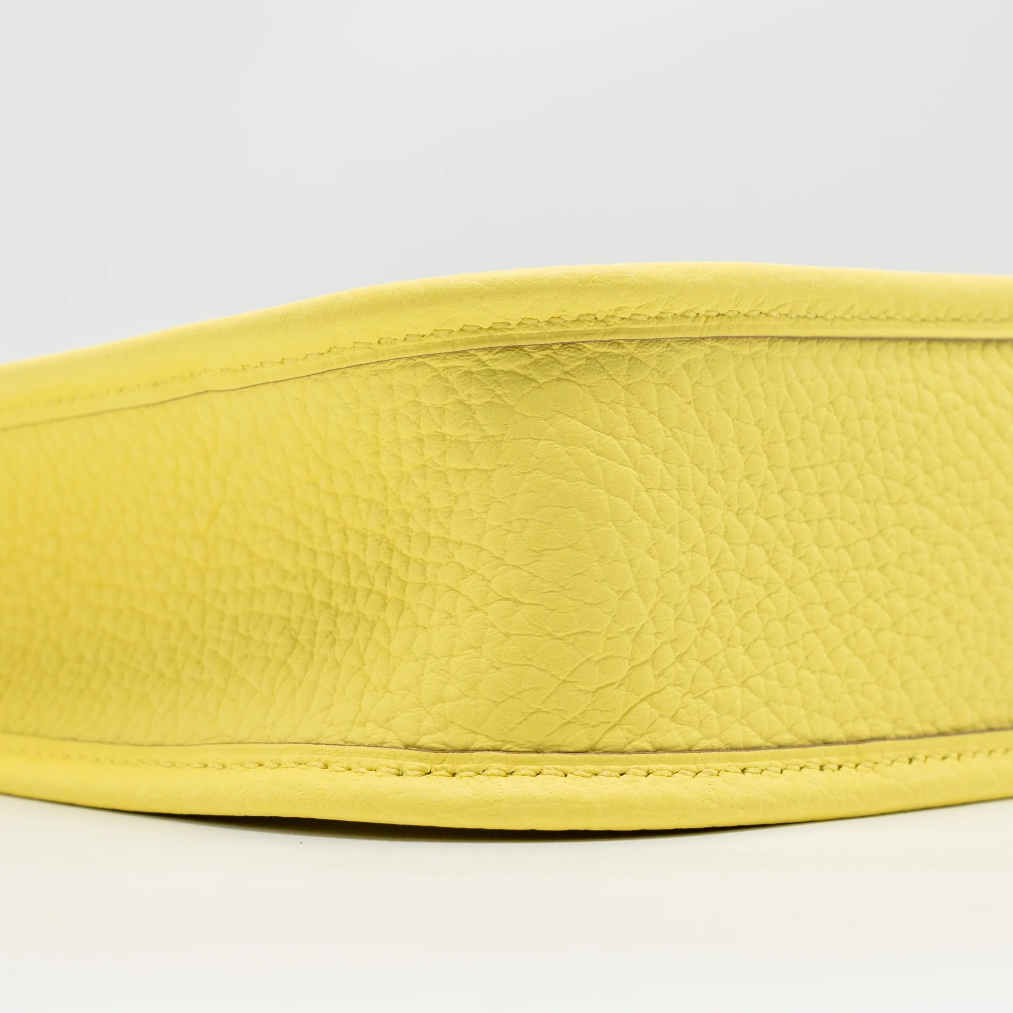 Hermes Mini Evelyne Clemence Limoncello SHW Stamp W - Image 6