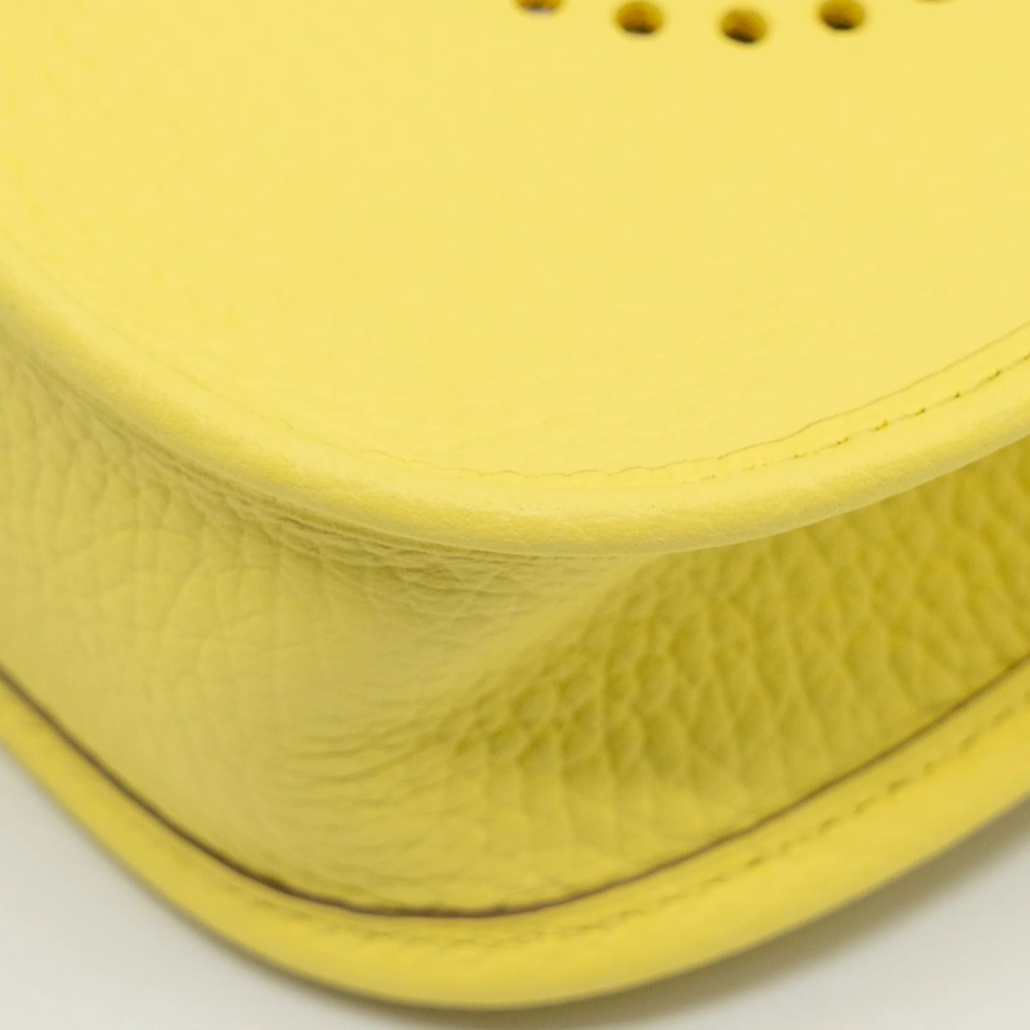 Hermes Mini Evelyne Clemence Limoncello SHW Stamp W - Image 9
