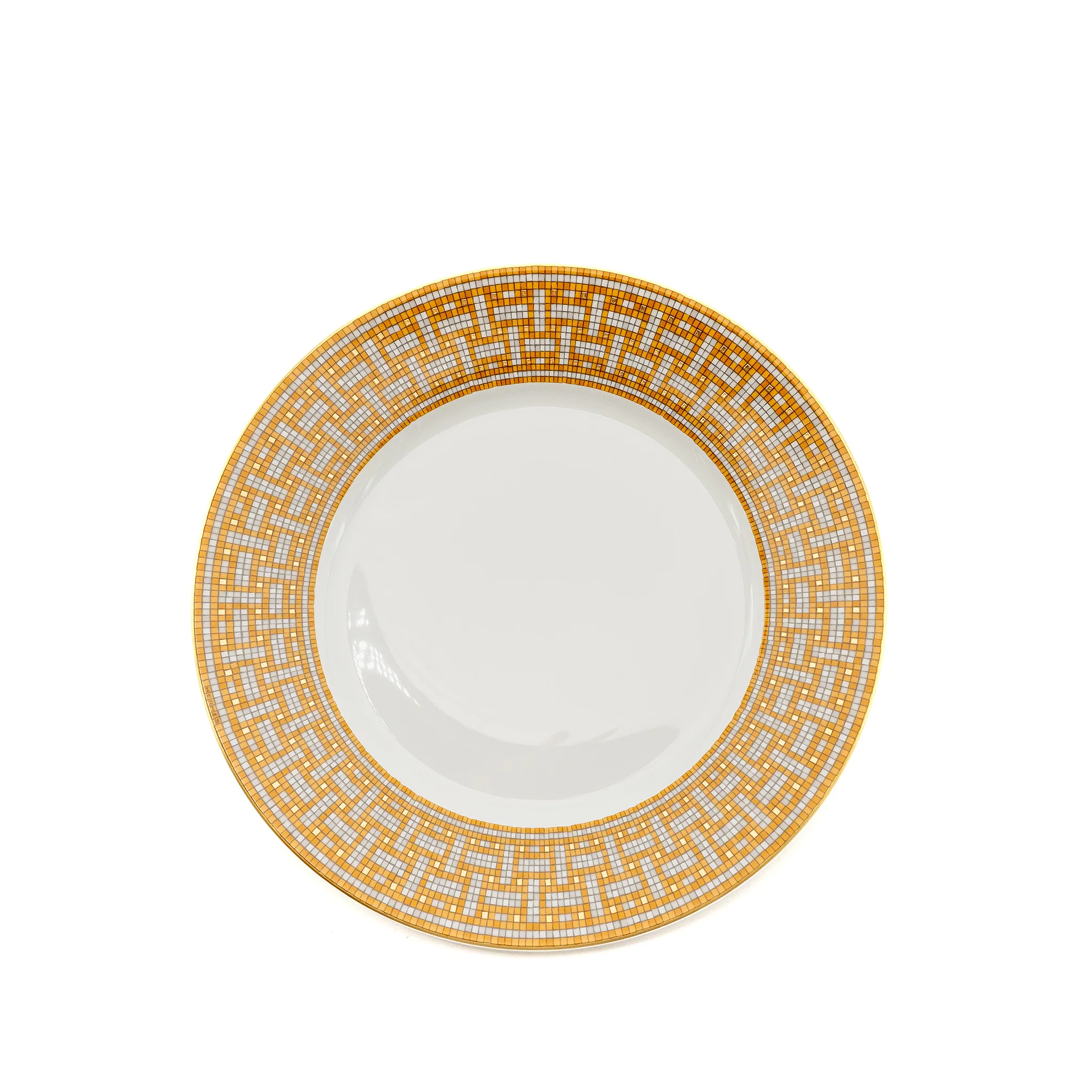 Hermes Assiette Mosaique AU 24 Gold Dinner Plates Multicolour (Sell In A Set) - Image 3