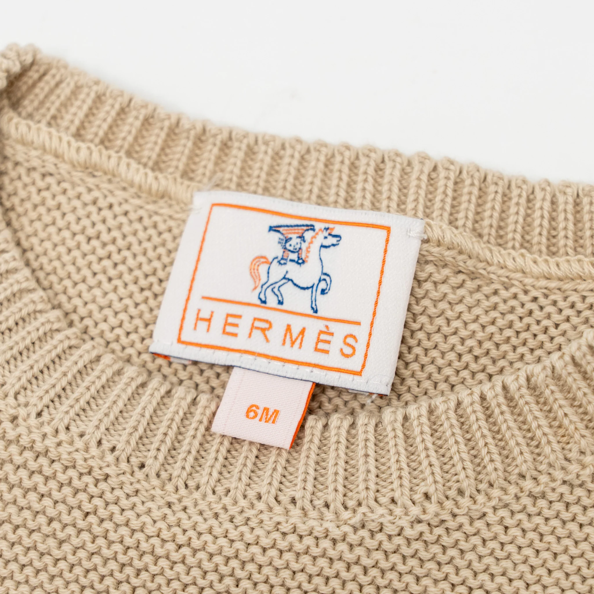 Hermes Cabriole Baby Gift Set Cashmere Biscuit - Image 5