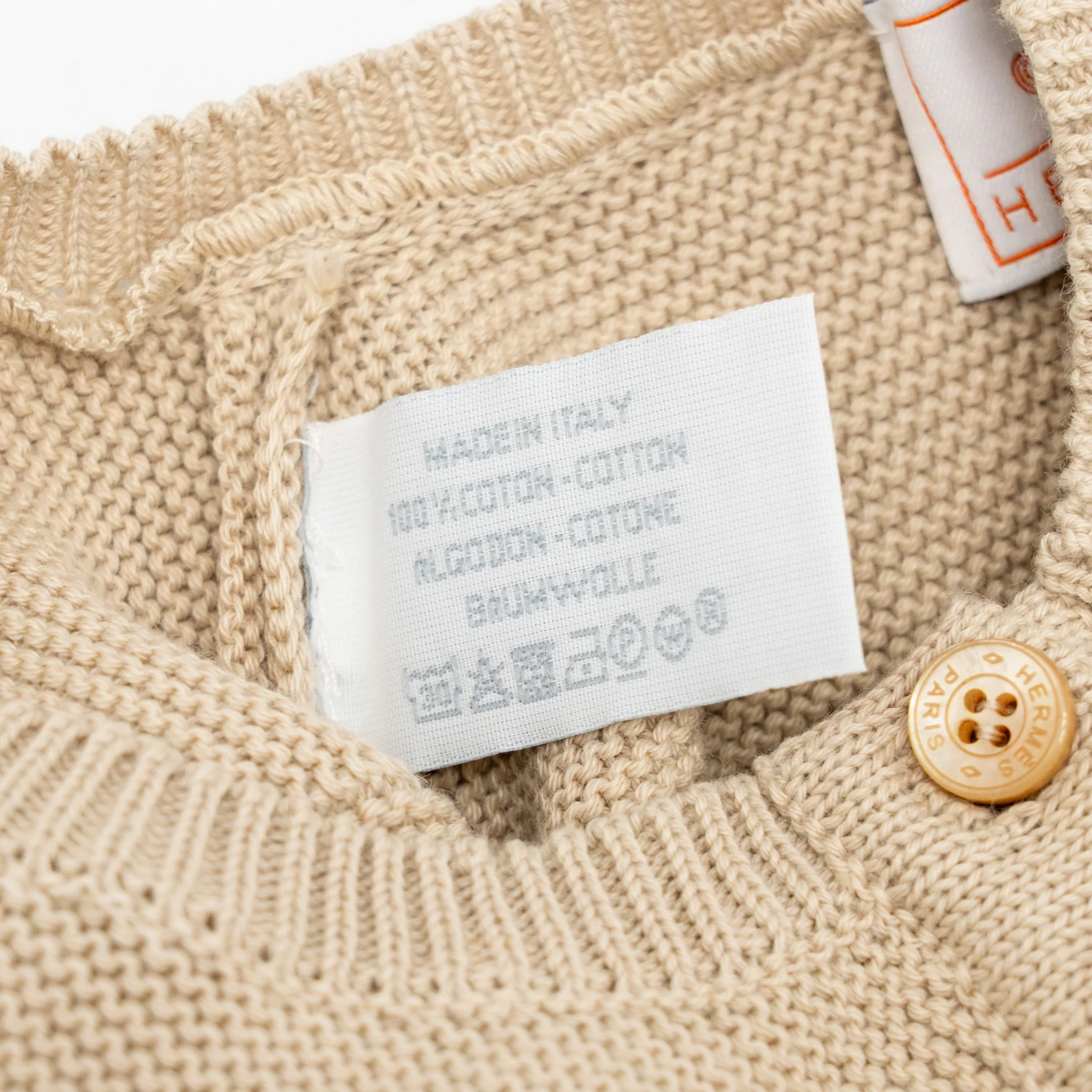 Hermes Cabriole Baby Gift Set Cashmere Biscuit - Image 6
