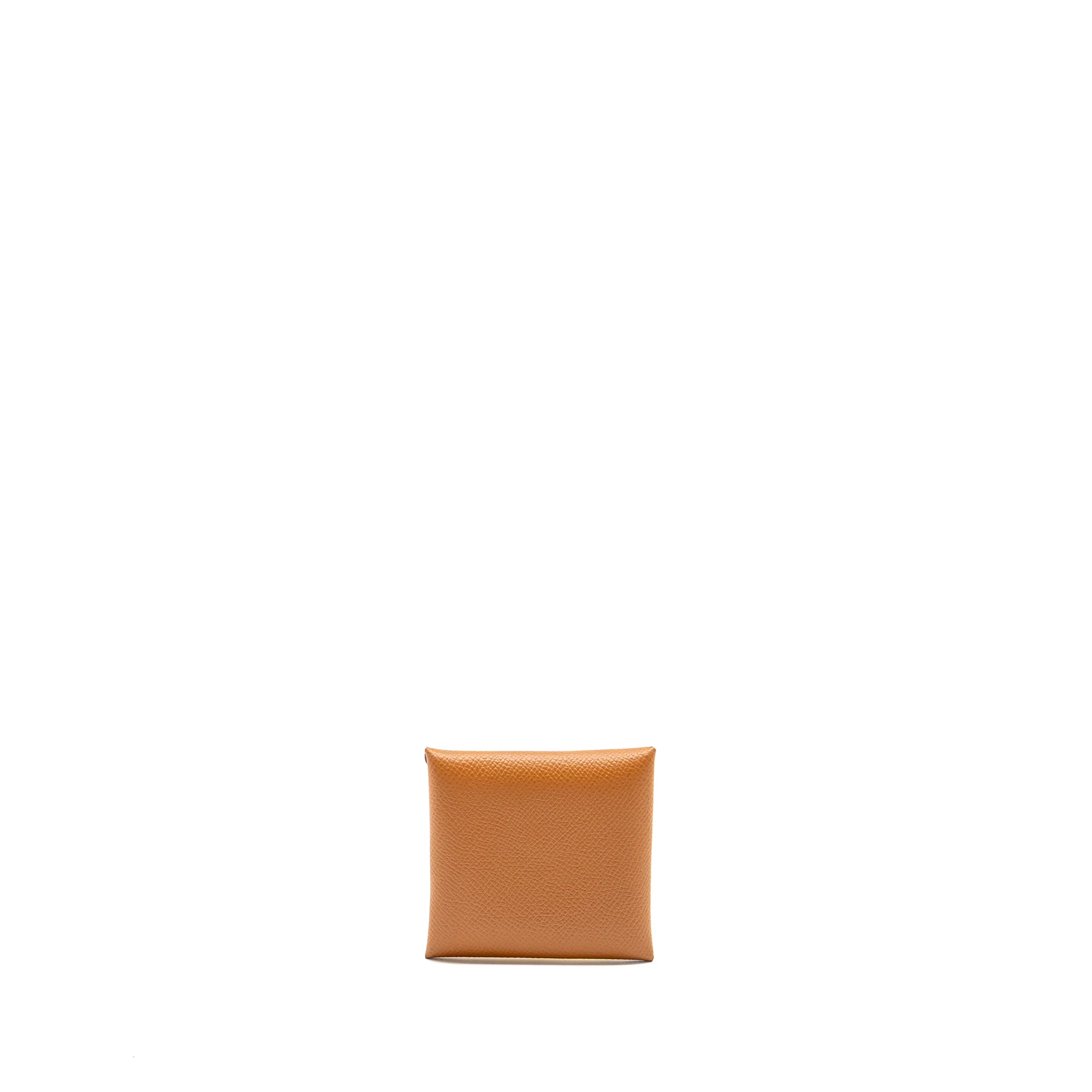 Hermes Bastia Change Purse Epsom Gold Stamp B - Image 2