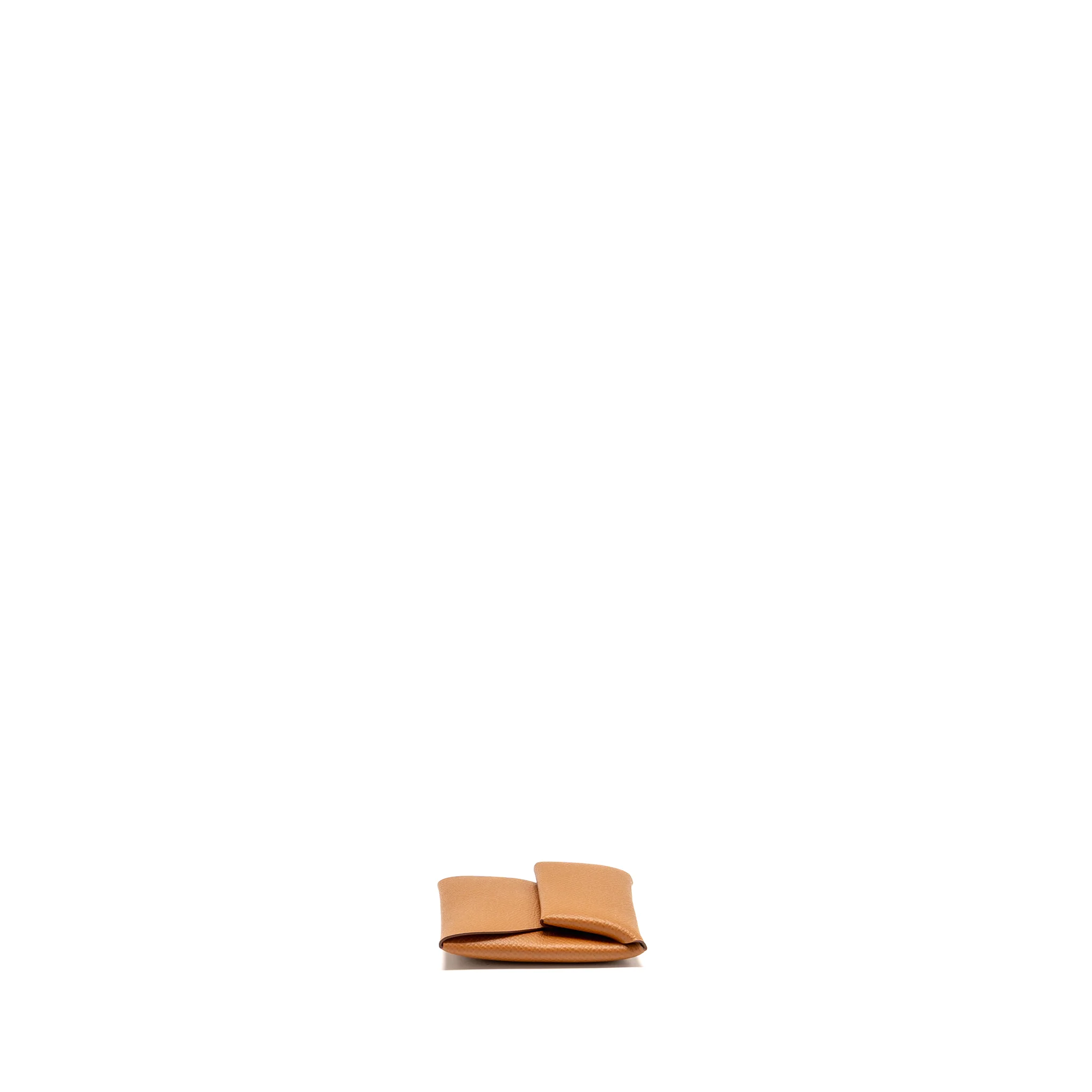 Hermes Bastia Change Purse Epsom Gold Stamp B - Image 4