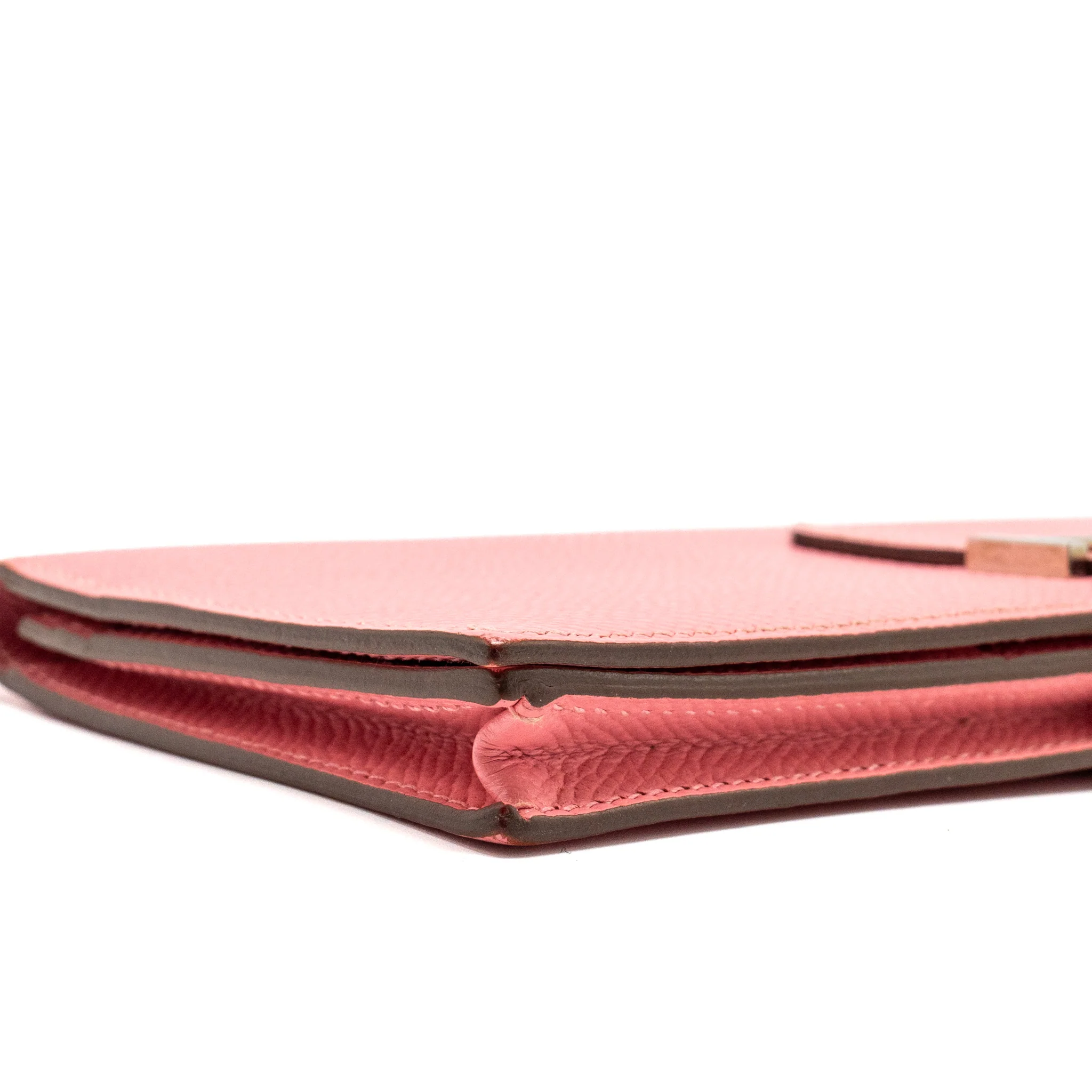 Hermes Bearn Long Wallet Epsom Rose Confetti SHW Stamp Square R - Image 7