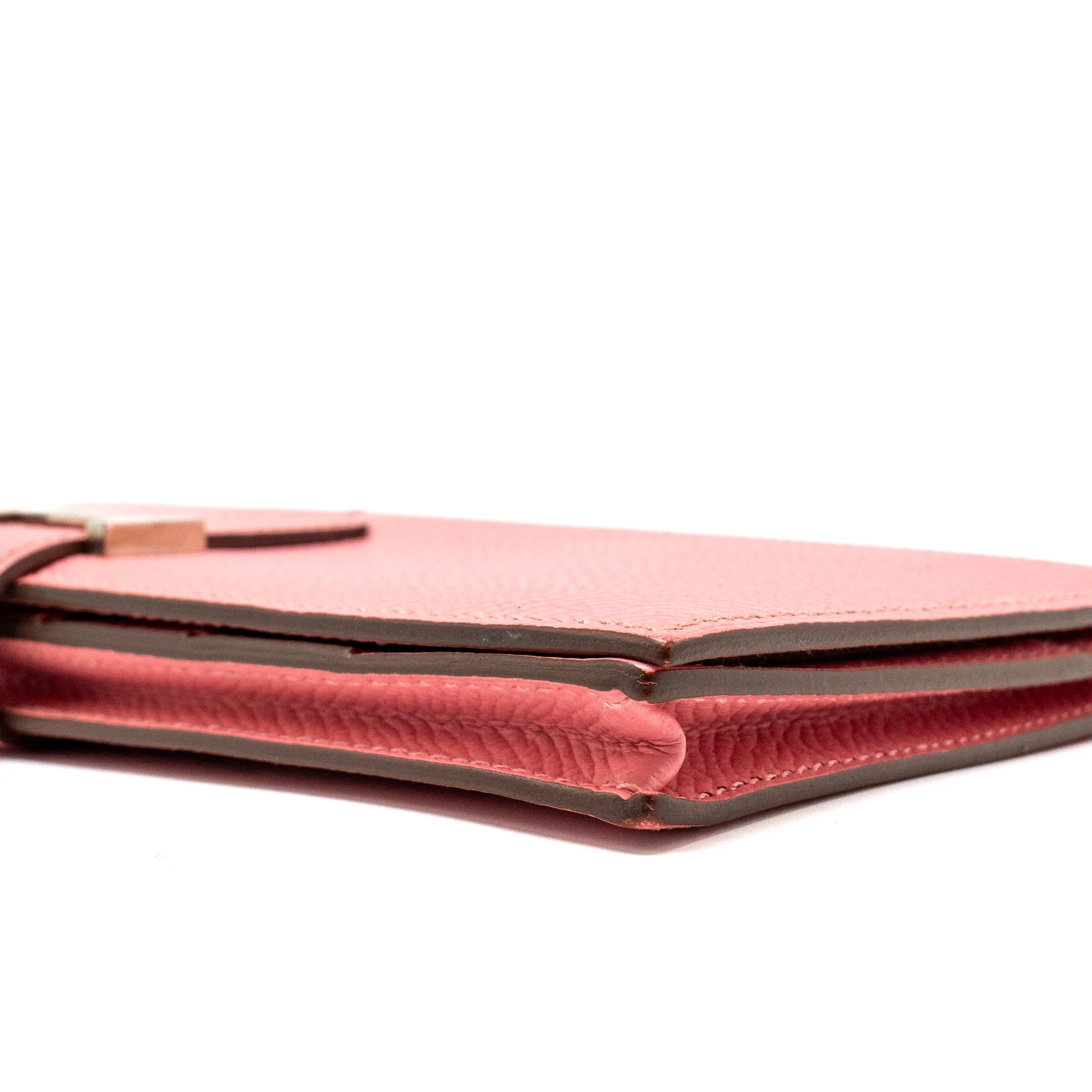 Hermes Bearn Long Wallet Epsom Rose Confetti SHW Stamp Square R - Image 8