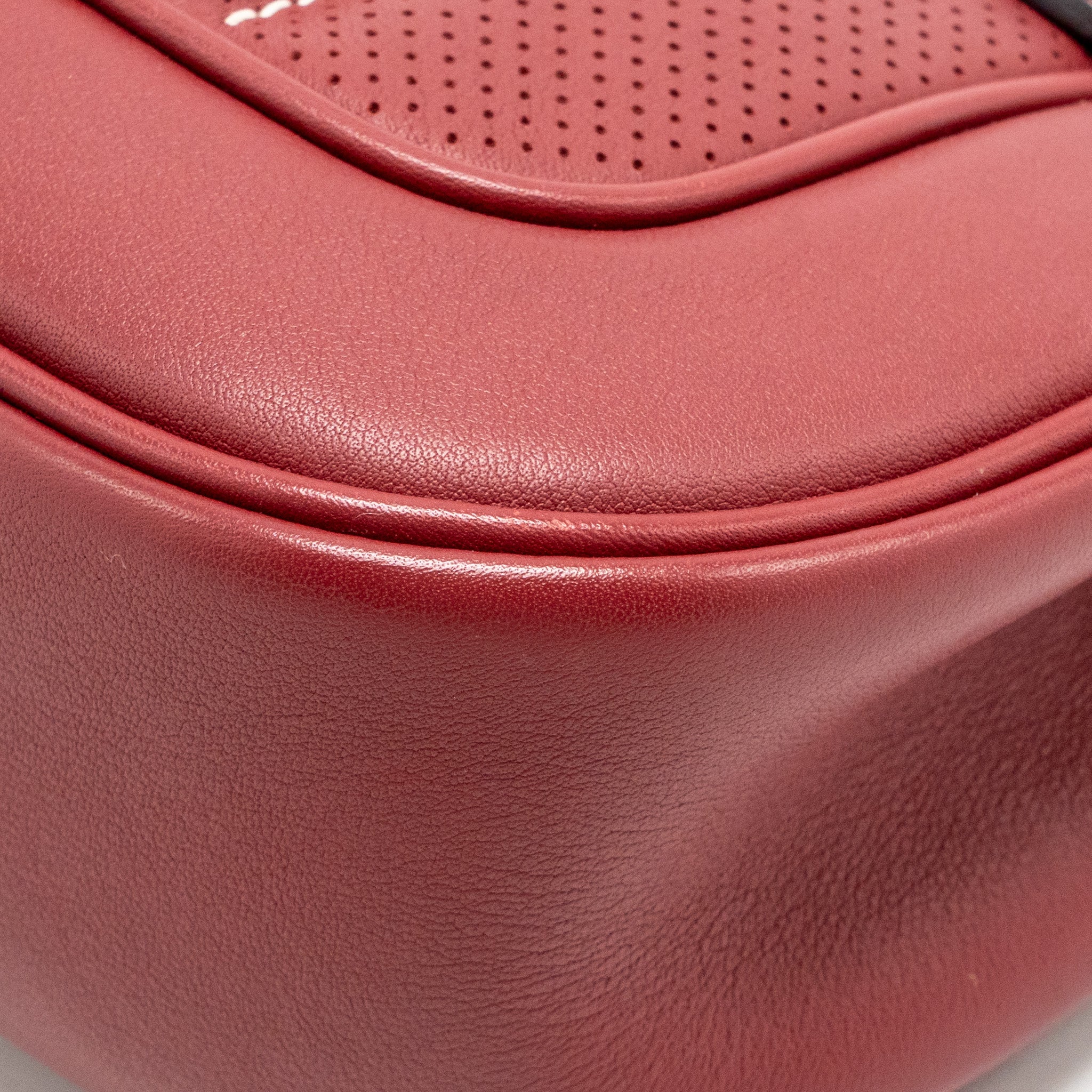 Hermes Berline Mini Swift K1 Rouge Grenat SHW Stamp X - Image 10