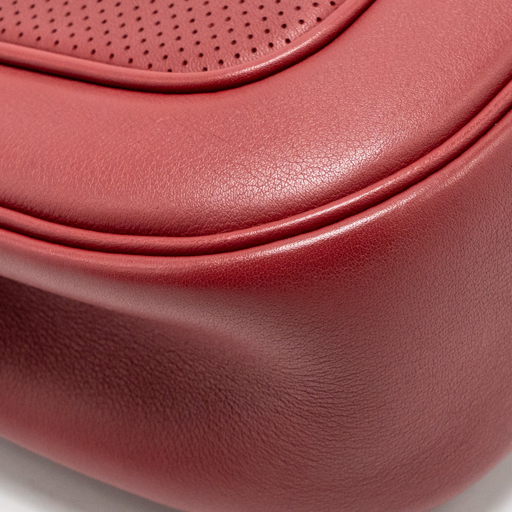Hermes Berline Mini Swift K1 Rouge Grenat SHW Stamp X - Image 11