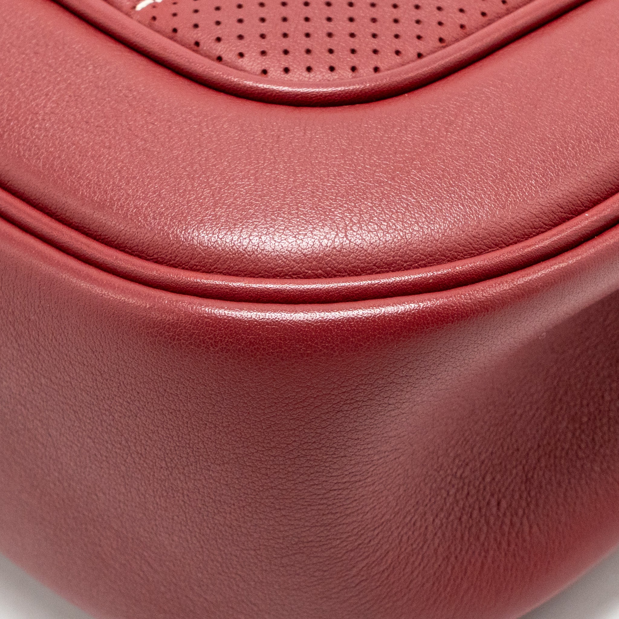 Hermes Berline Mini Swift K1 Rouge Grenat SHW Stamp X - Image 12