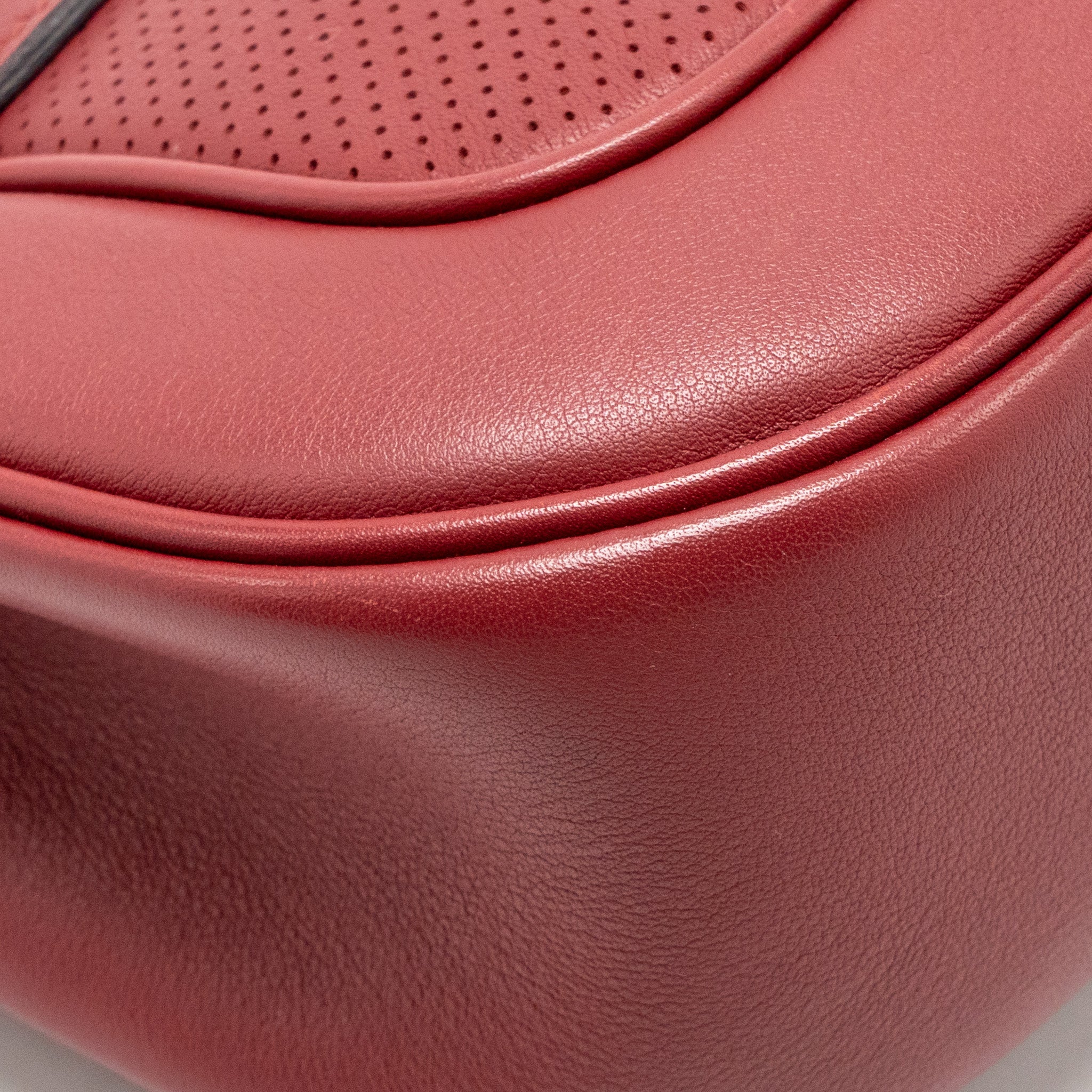 Hermes Berline Mini Swift K1 Rouge Grenat SHW Stamp X - Image 9