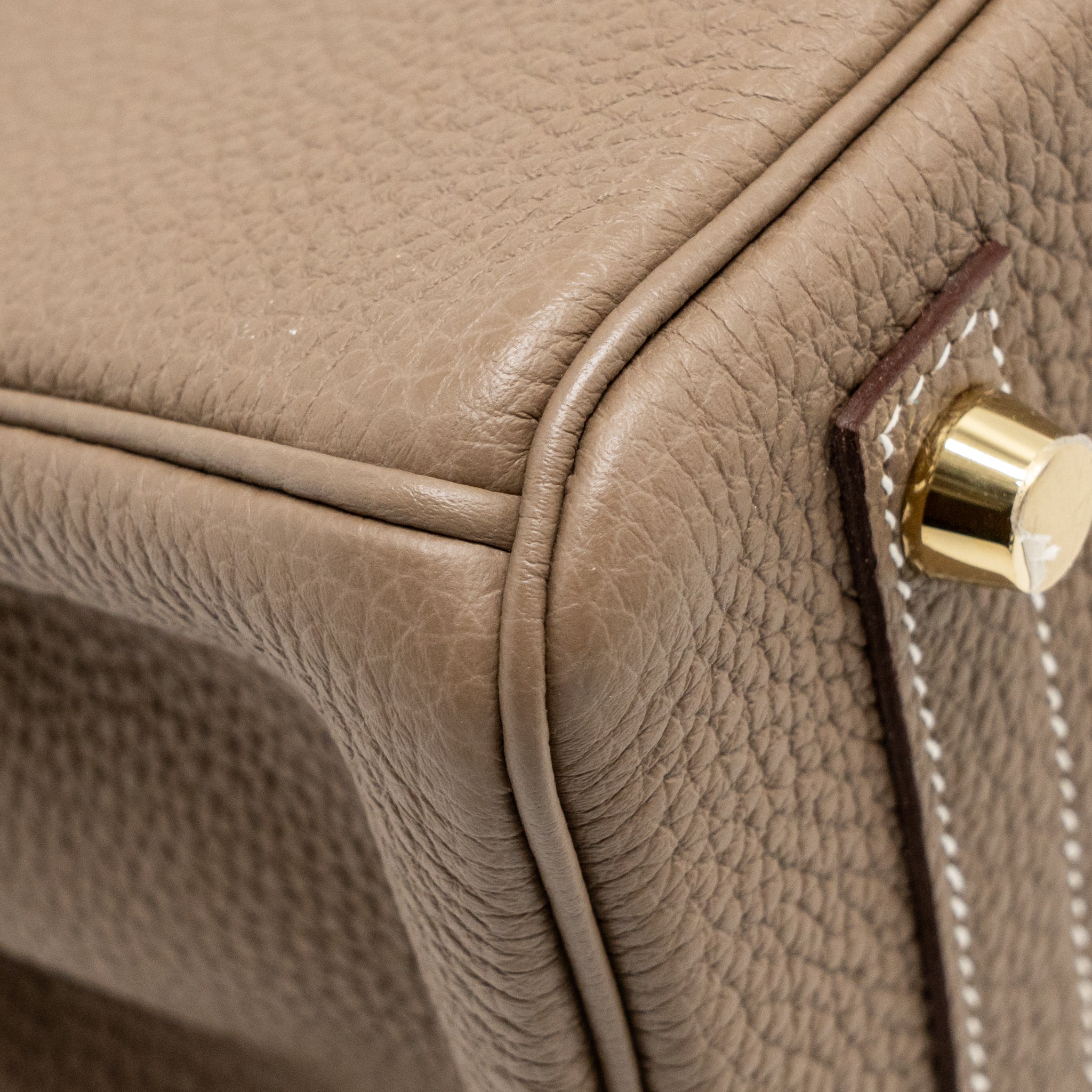 Hermes Birkin 25 Togo Etoupe GHW Stamp Z - Image 11