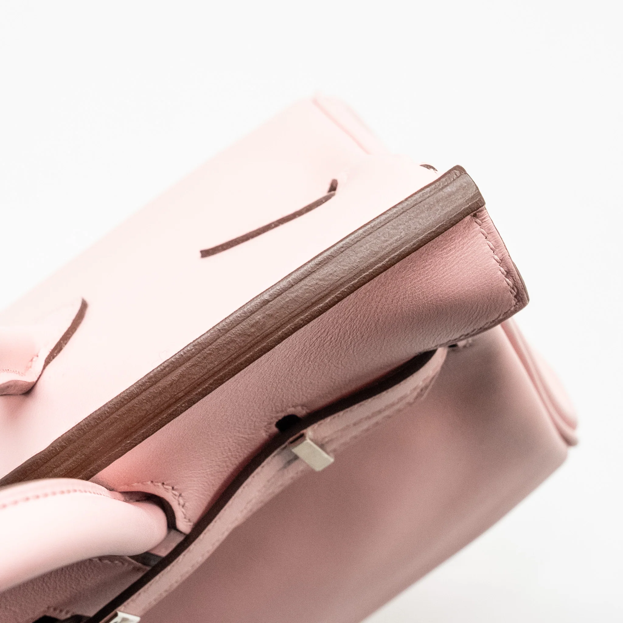 Hermes Birkin 25 Jonathan 3Q Rose Sakura SHW Stamp U - Image 14