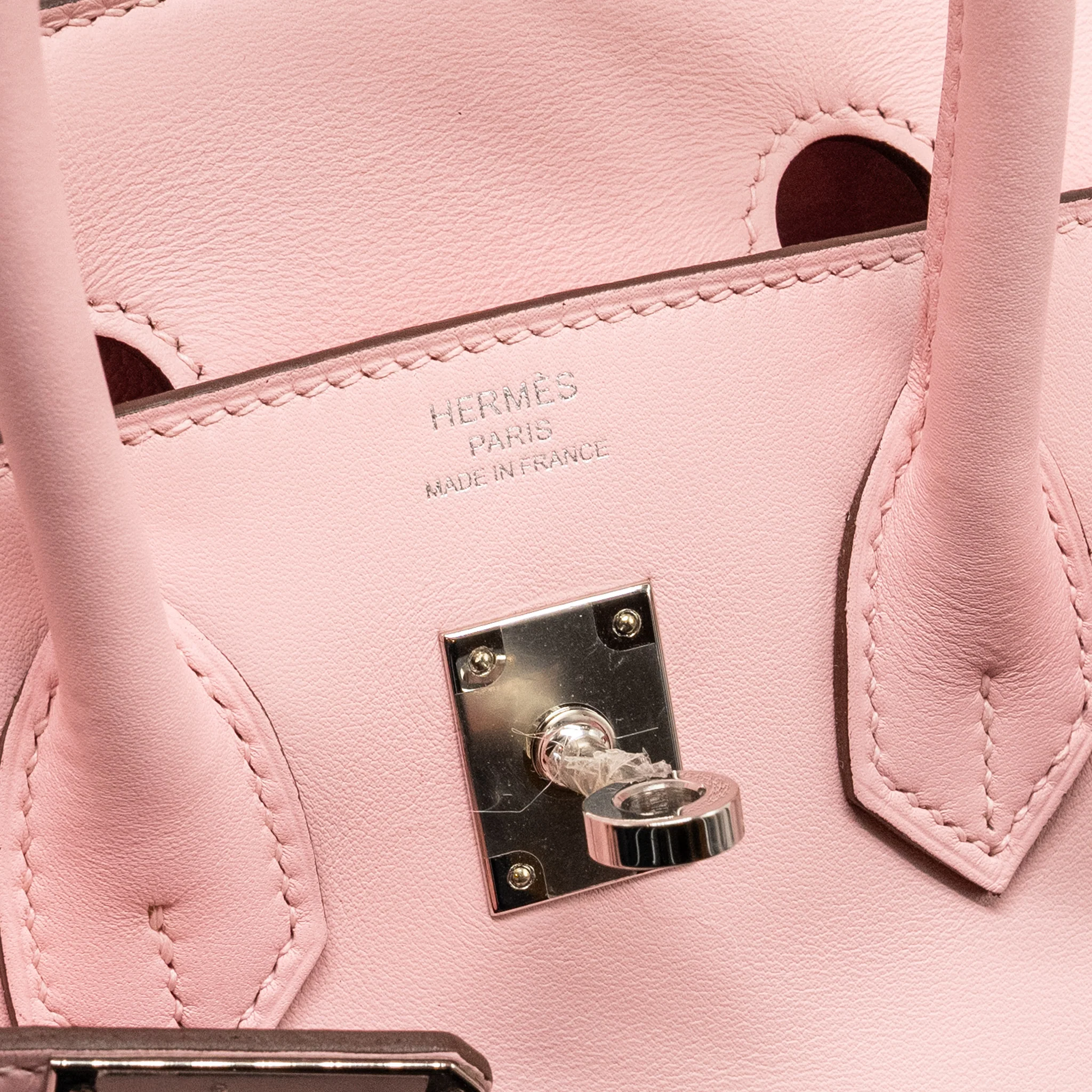 Hermes Birkin 25 Jonathan 3Q Rose Sakura SHW Stamp U - Image 16