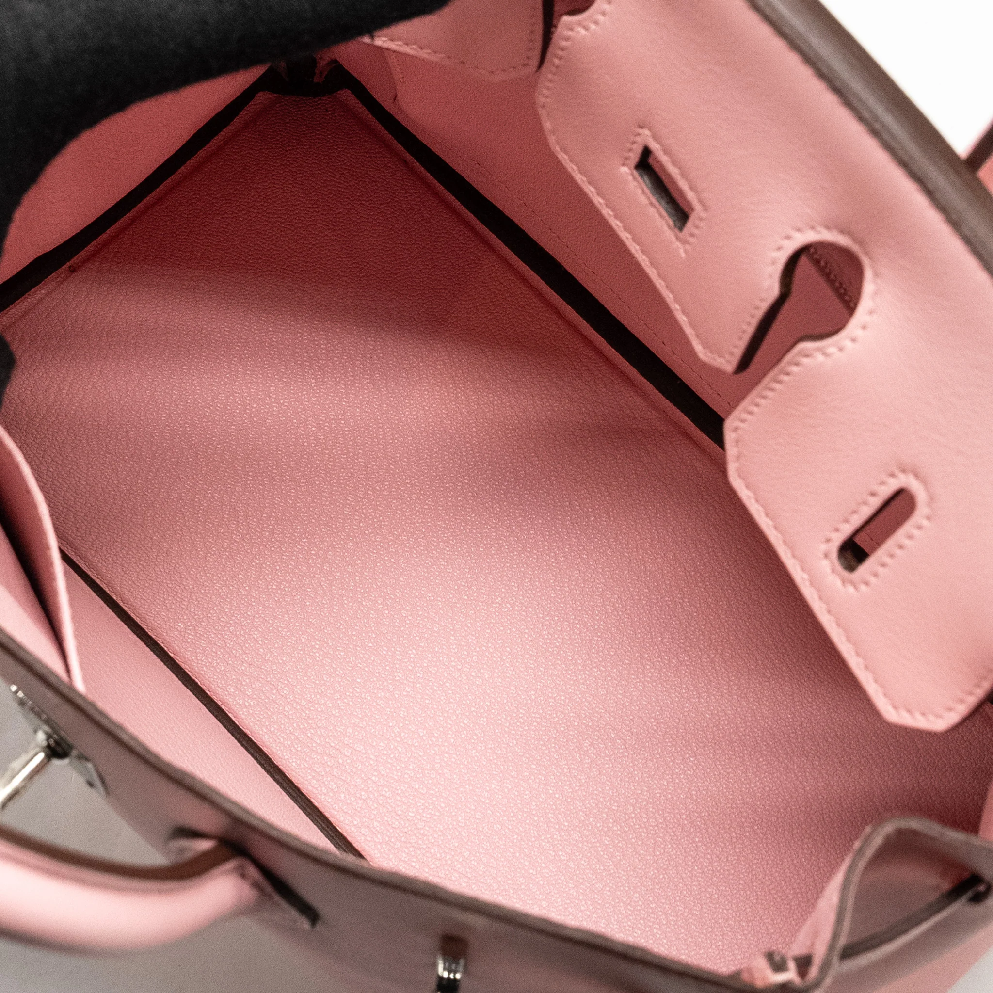 Hermes Birkin 25 Jonathan 3Q Rose Sakura SHW Stamp U - Image 17