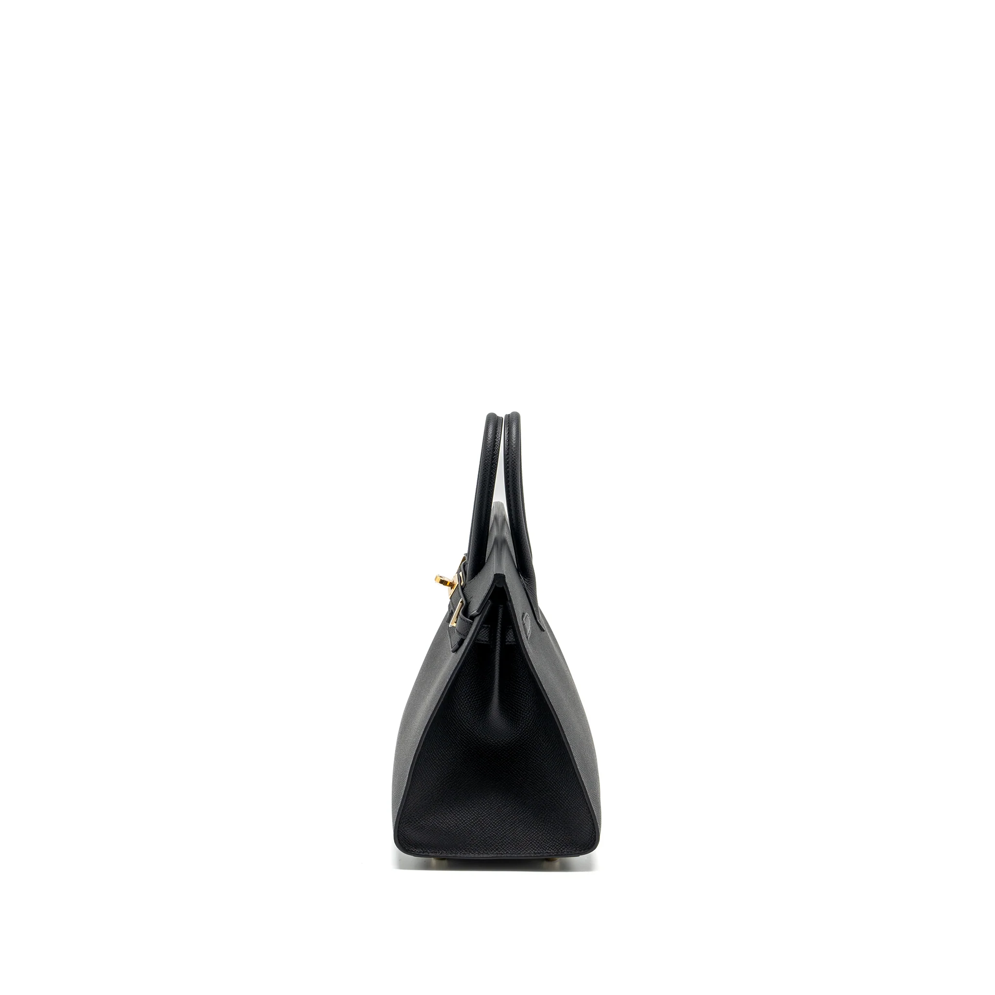 Hermes Birkin 25 Sellier Epsom Black GHW Stamp W - Image 4