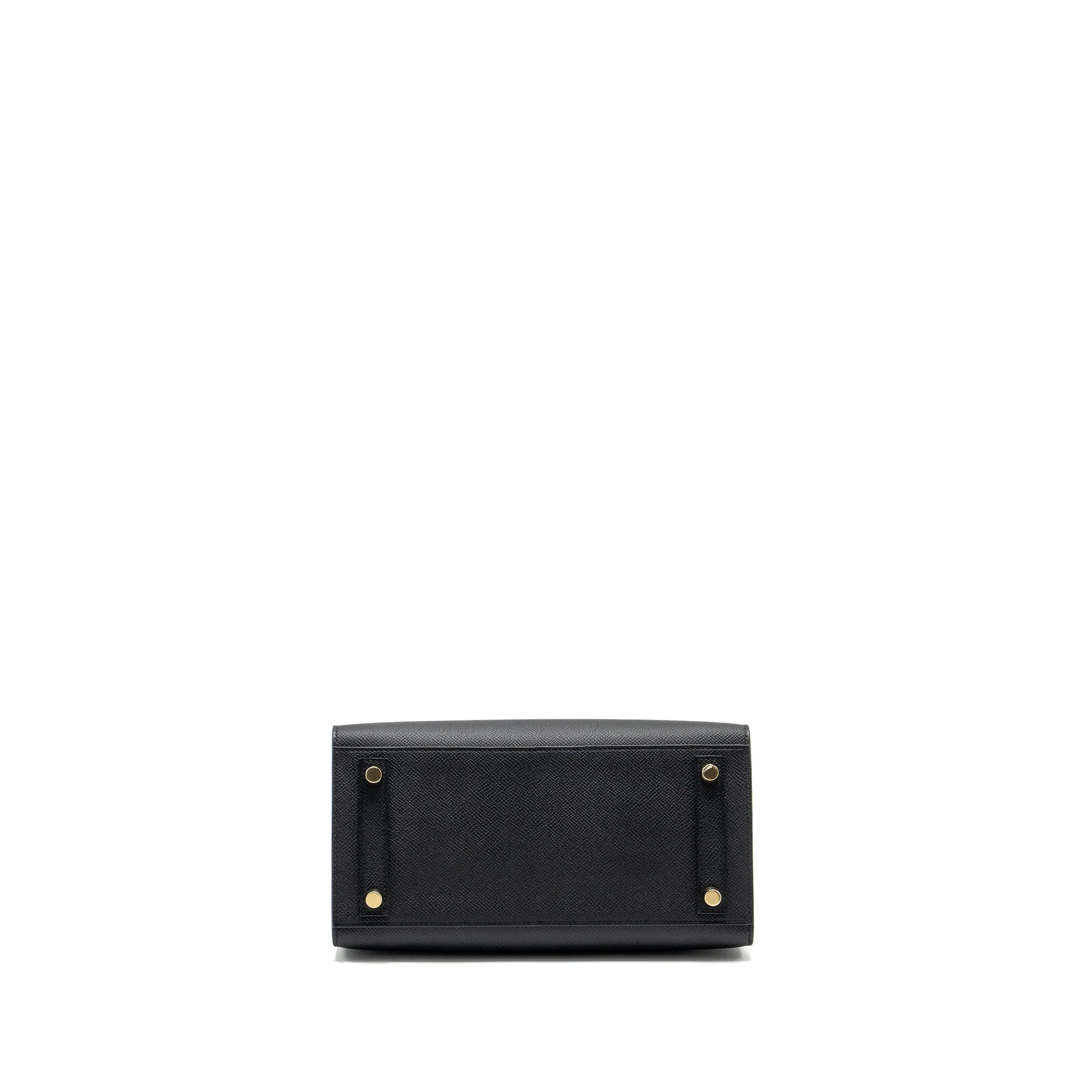 Hermes Birkin 25 Sellier Epsom Black GHW Stamp W - Image 5