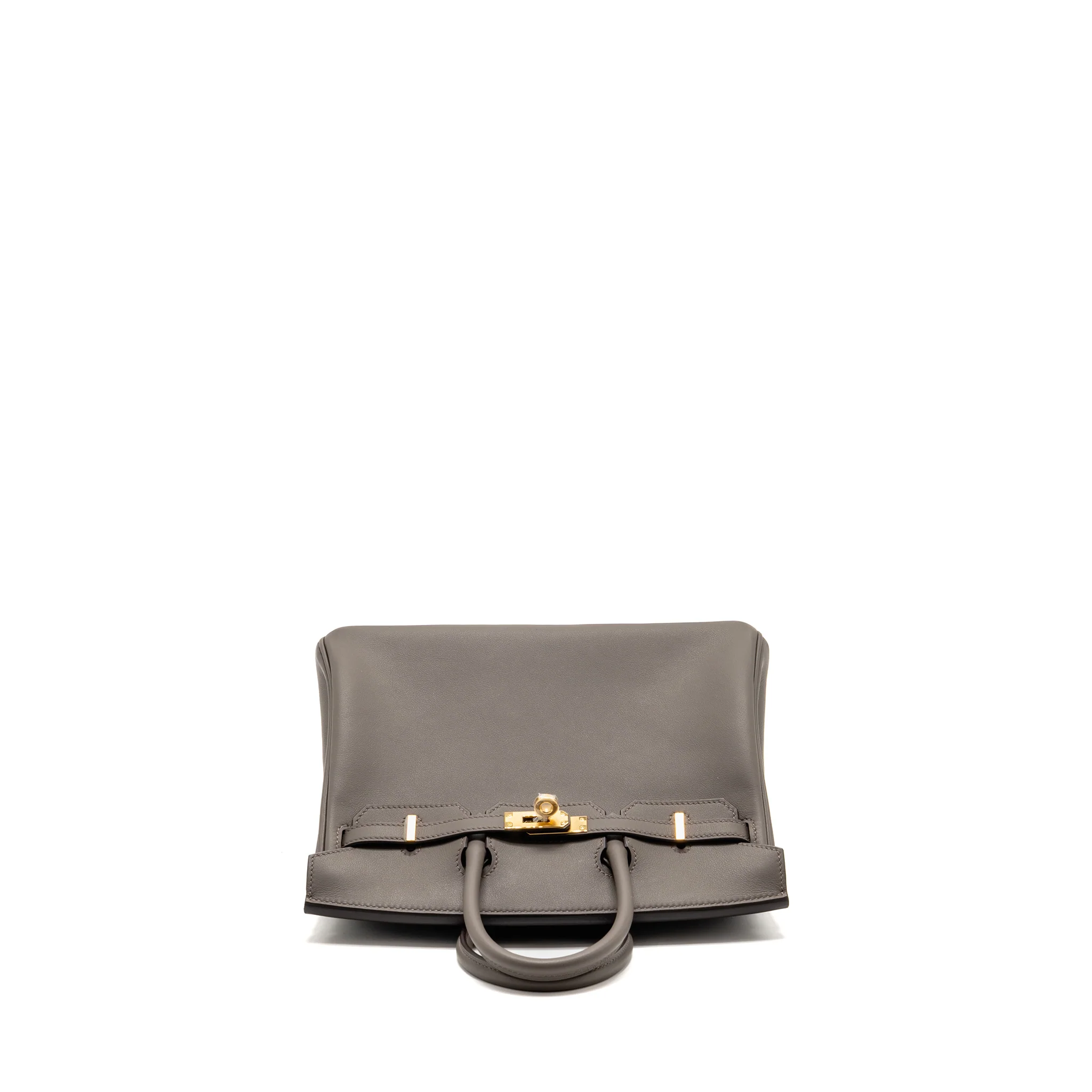 Hermes birkin 25 swift 8F gris etain GHW stamp K - Image 5