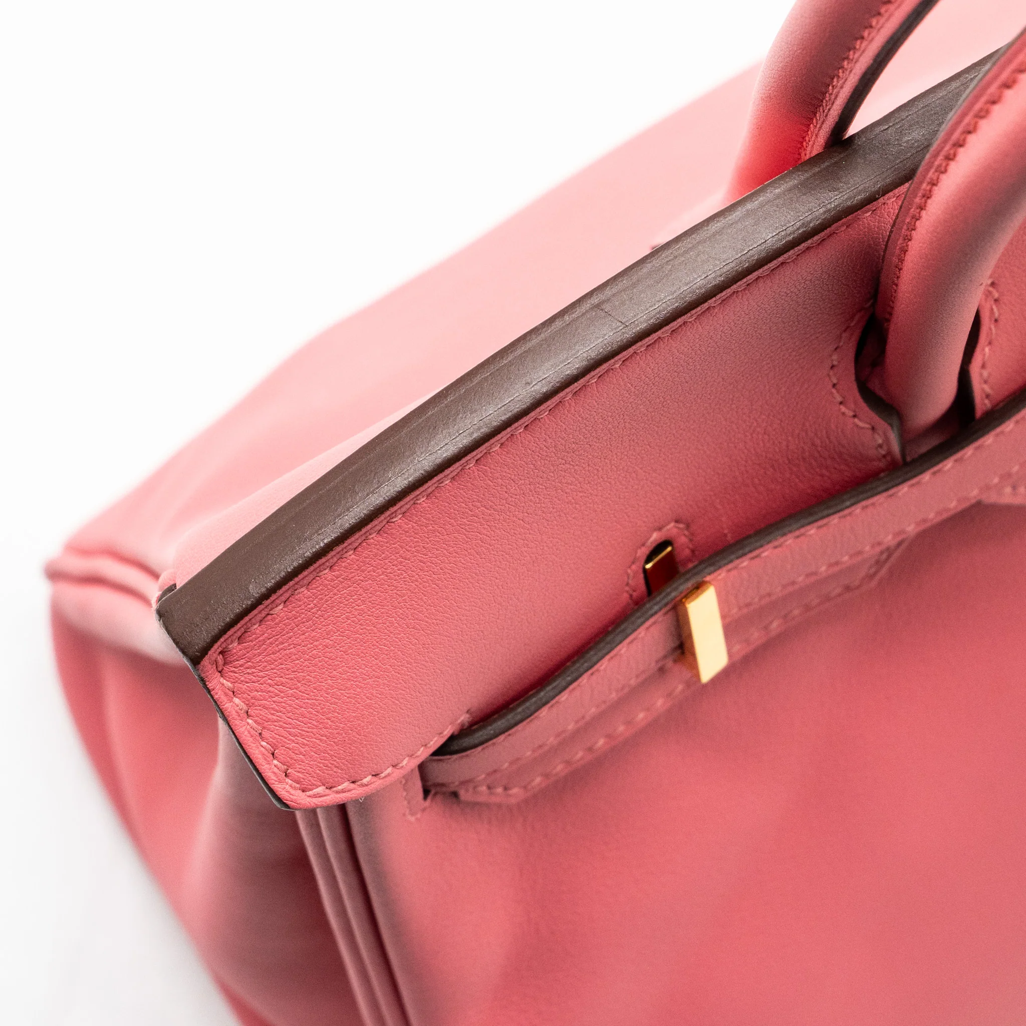 Hermes birkin25 swift rose azalee GHW stamp X - Image 11