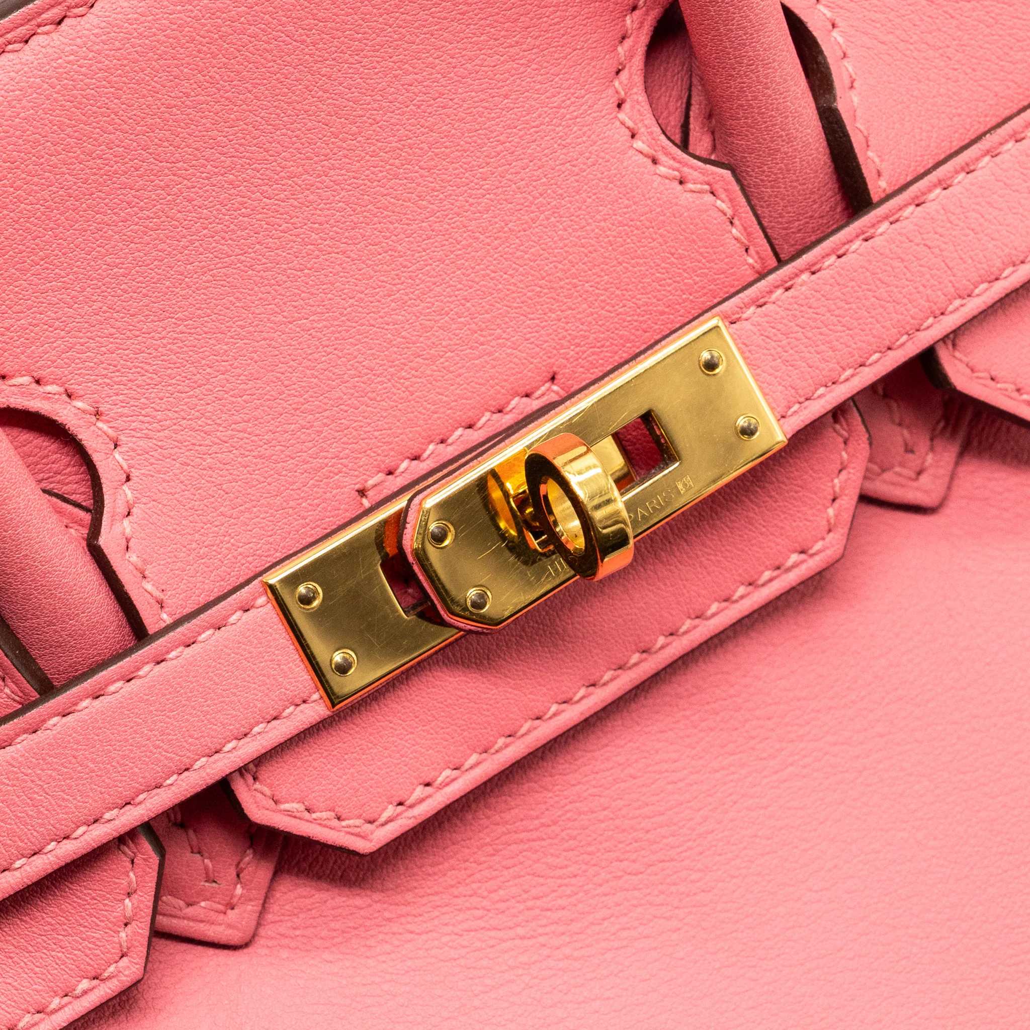 Hermes birkin25 swift rose azalee GHW stamp X - Image 12