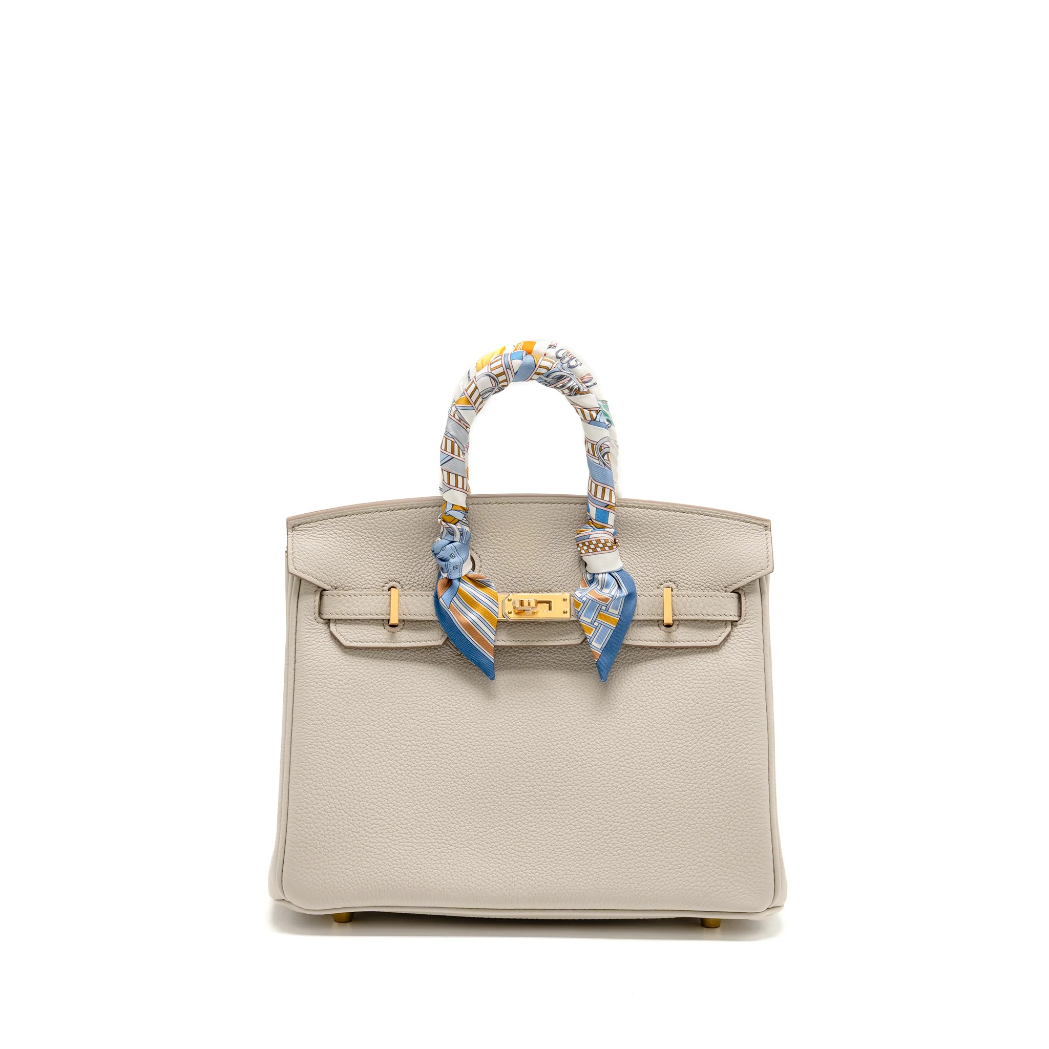 Hermes Birkin 25 Togo 8L Beton GHW Stamp B