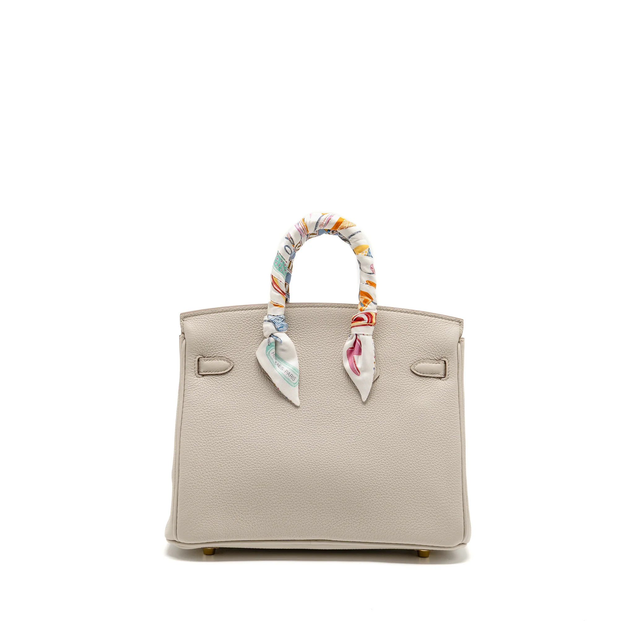 Hermes Birkin 25 Togo 8L Beton GHW Stamp B - Image 2