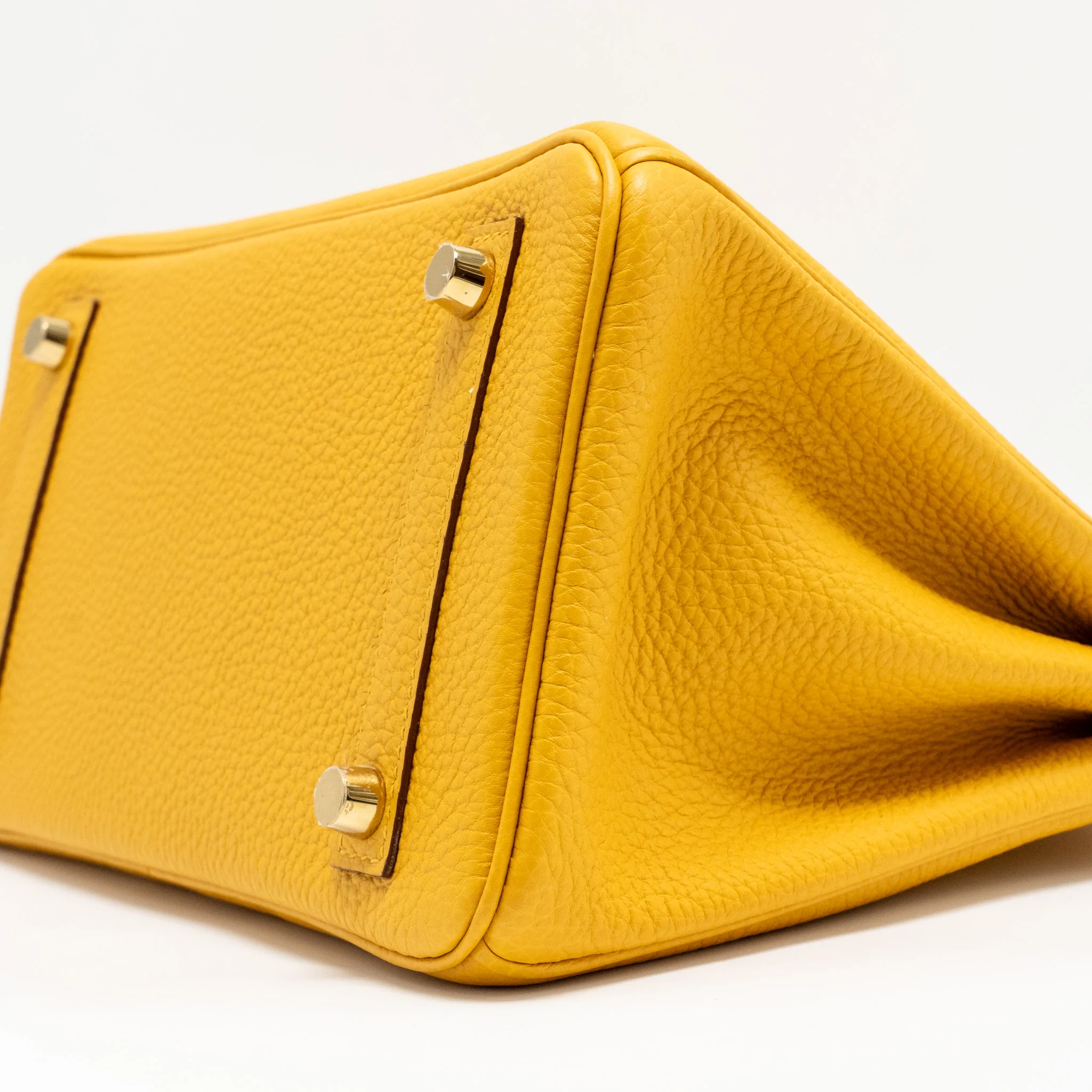 Hermes Birkin 25 Togo 9D Jaune Amber GHW Stamp Z - Image 7