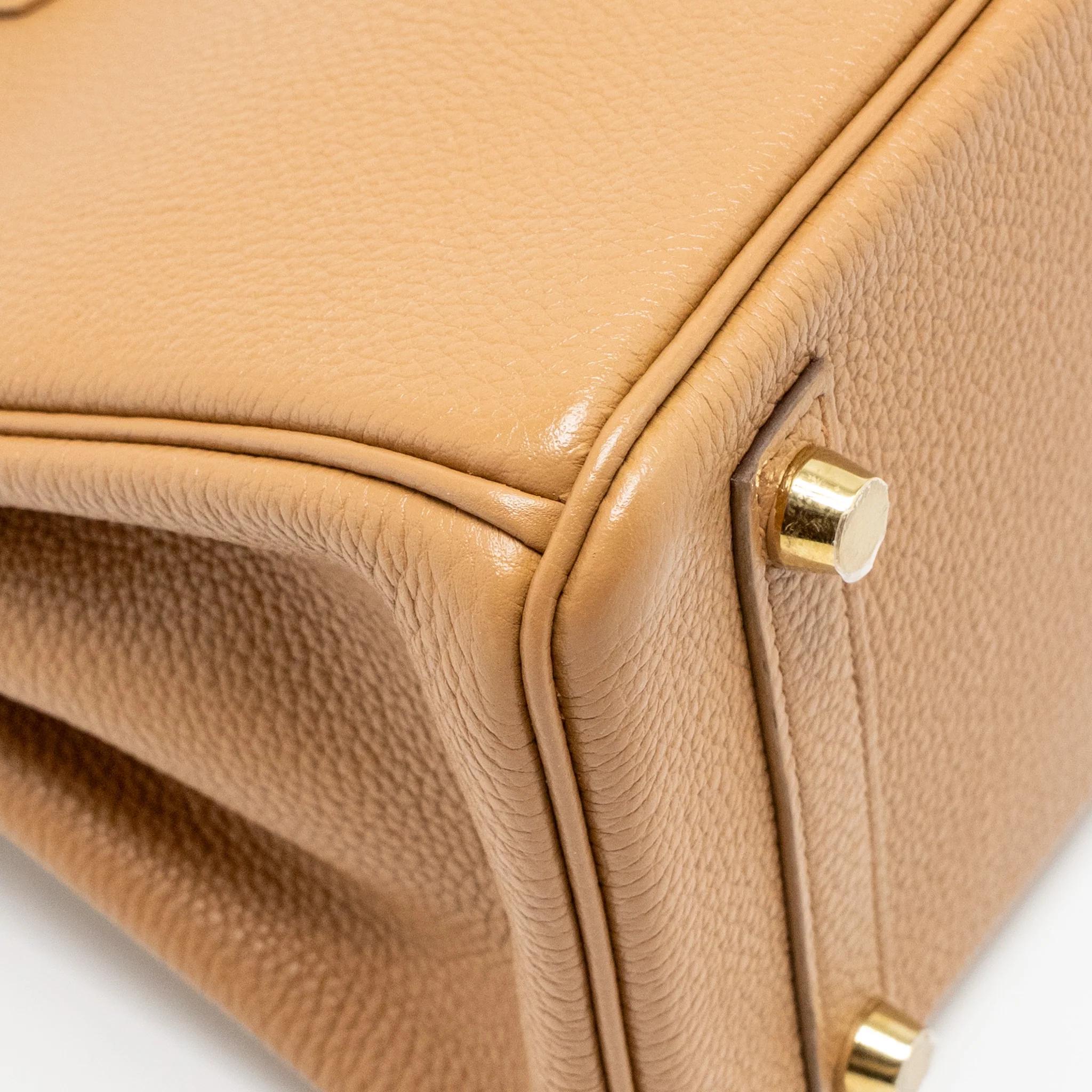 Hermes Birkin 25 Togo Biscuit GHW Stamp U - Image 10