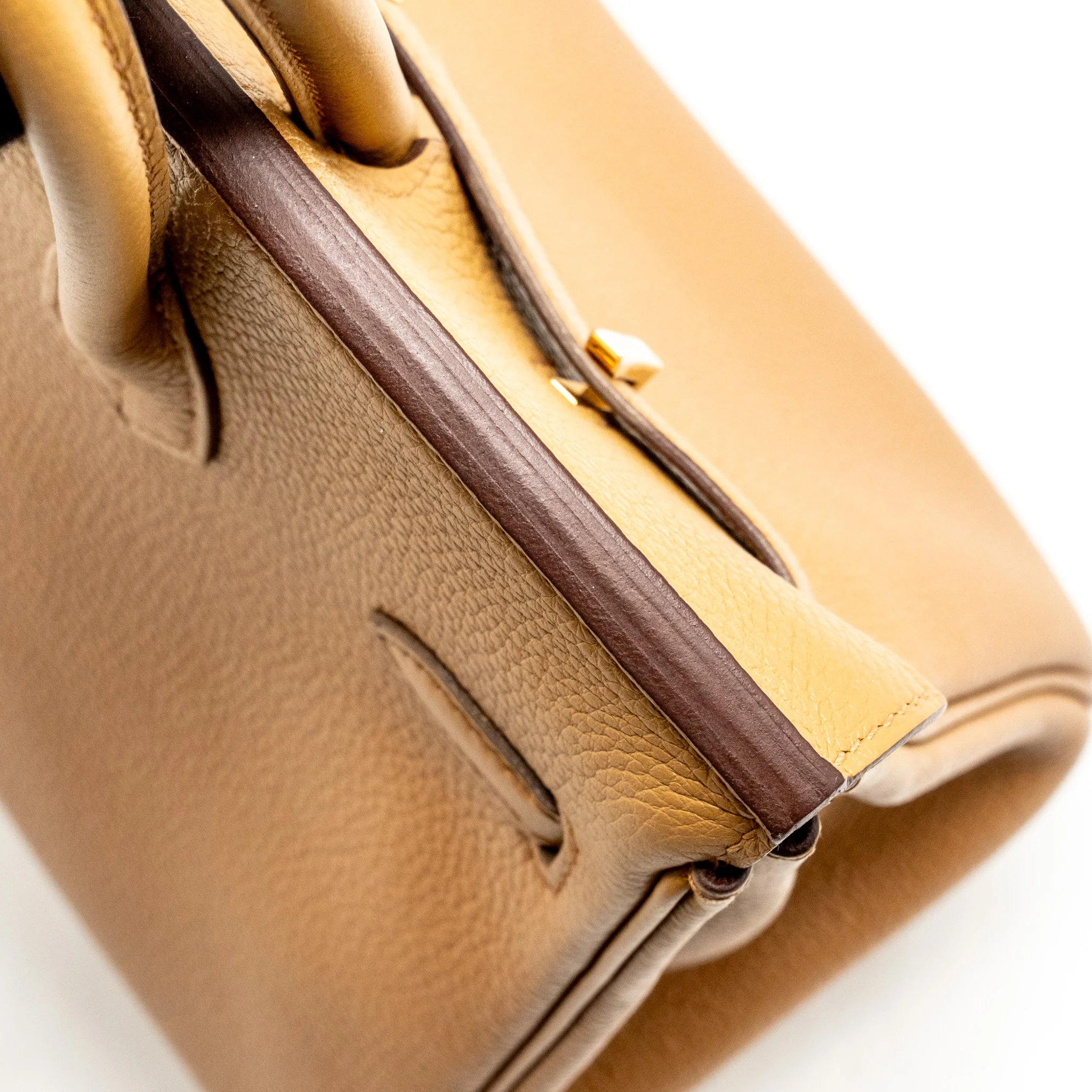Hermes Birkin 25 Togo Biscuit GHW Stamp U - Image 14