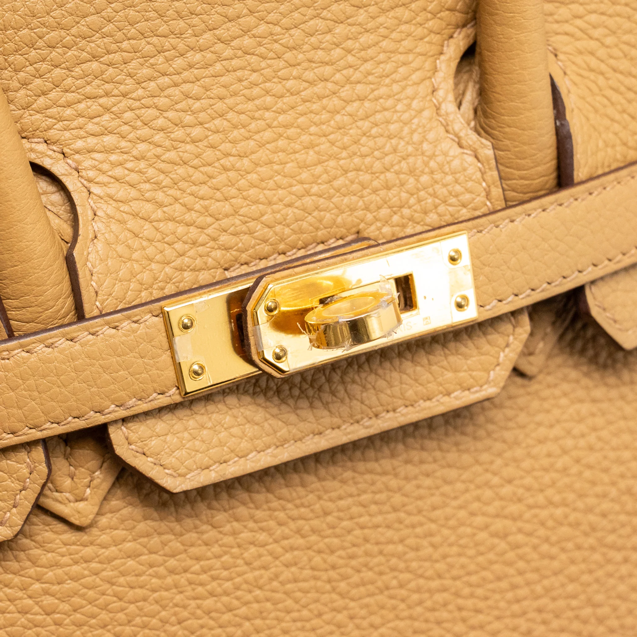 Hermes Birkin 25 Togo Biscuit GHW Stamp U - Image 15