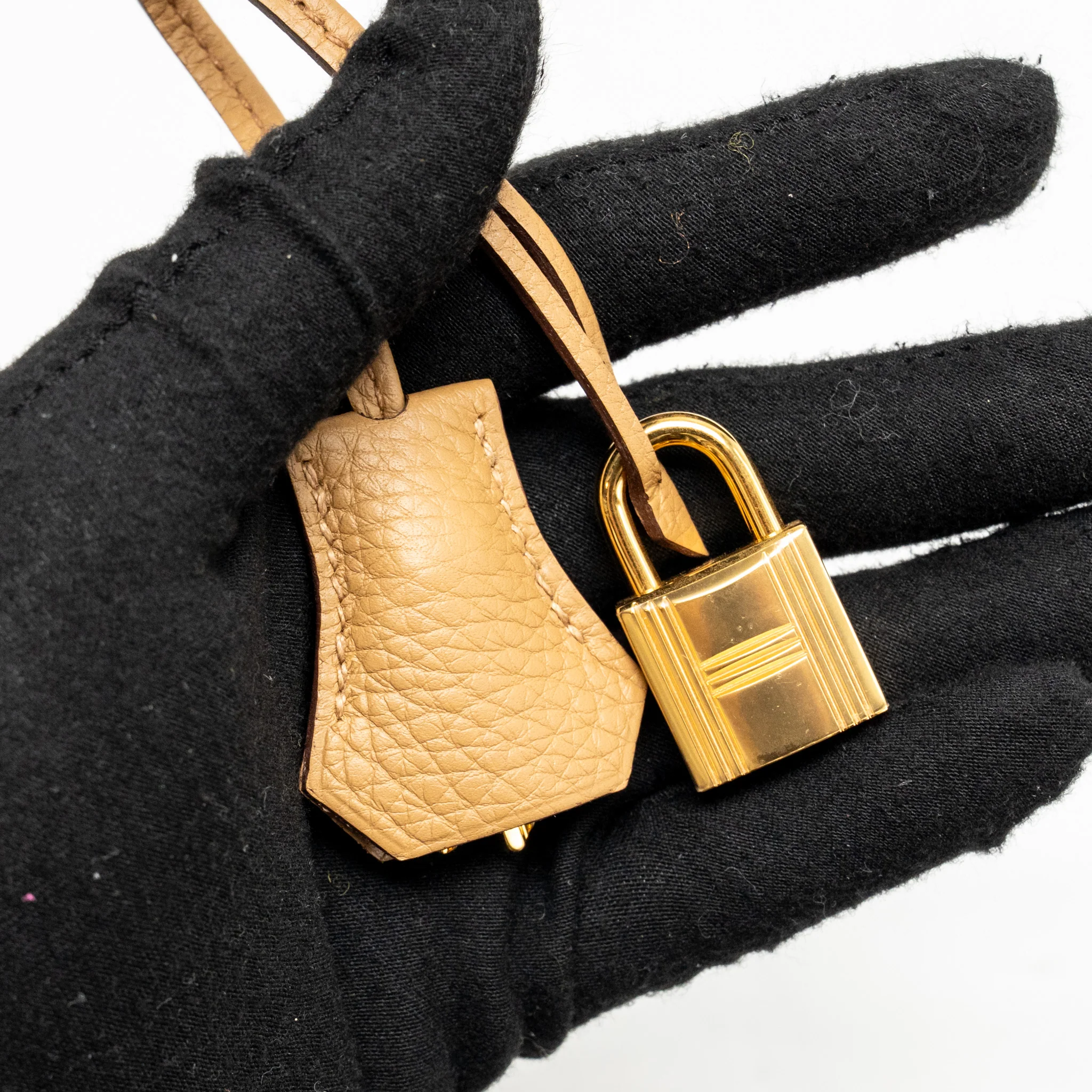 Hermes Birkin 25 Togo Biscuit GHW Stamp U - Image 19