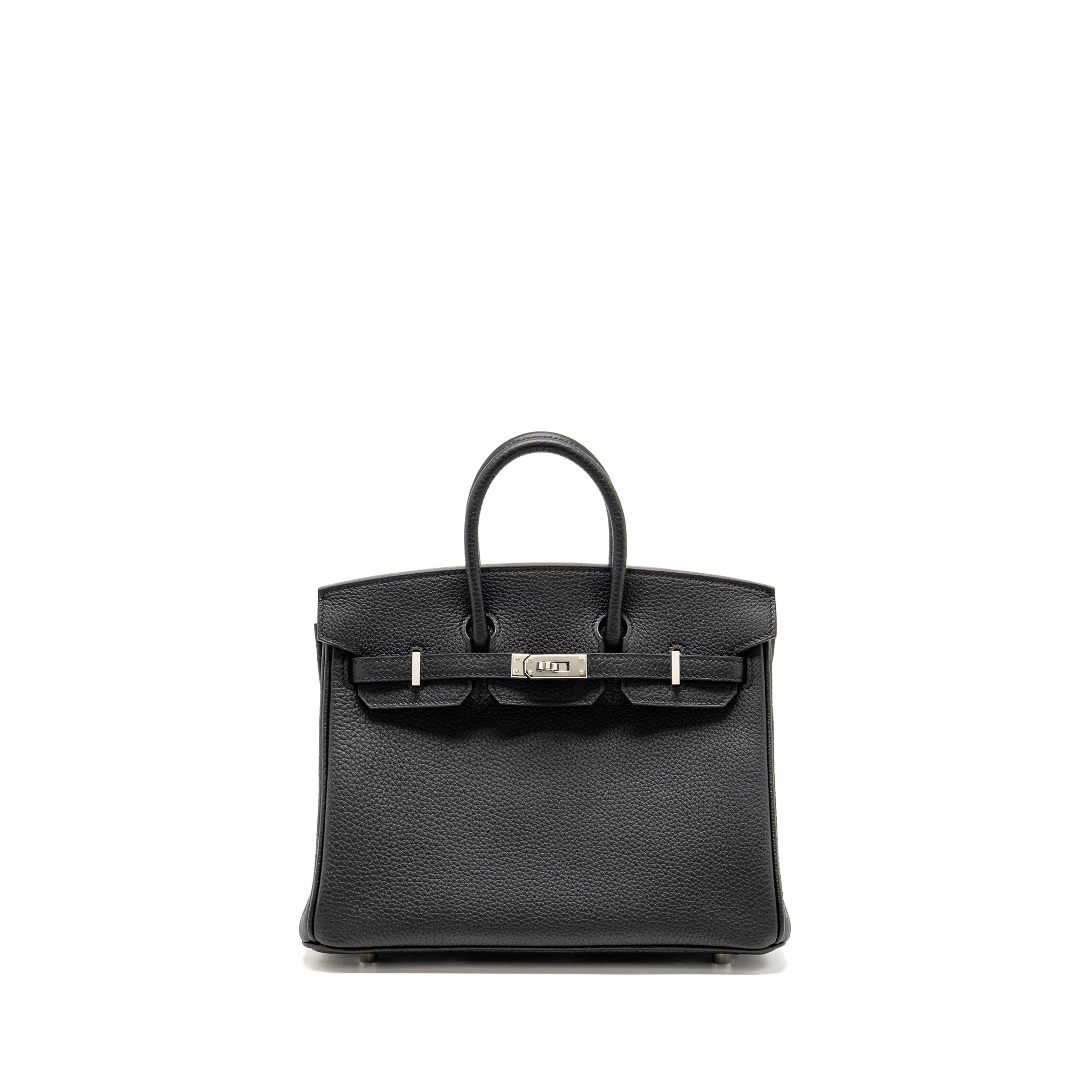 Hermes Birkin 25 togo black SHW stamp K
