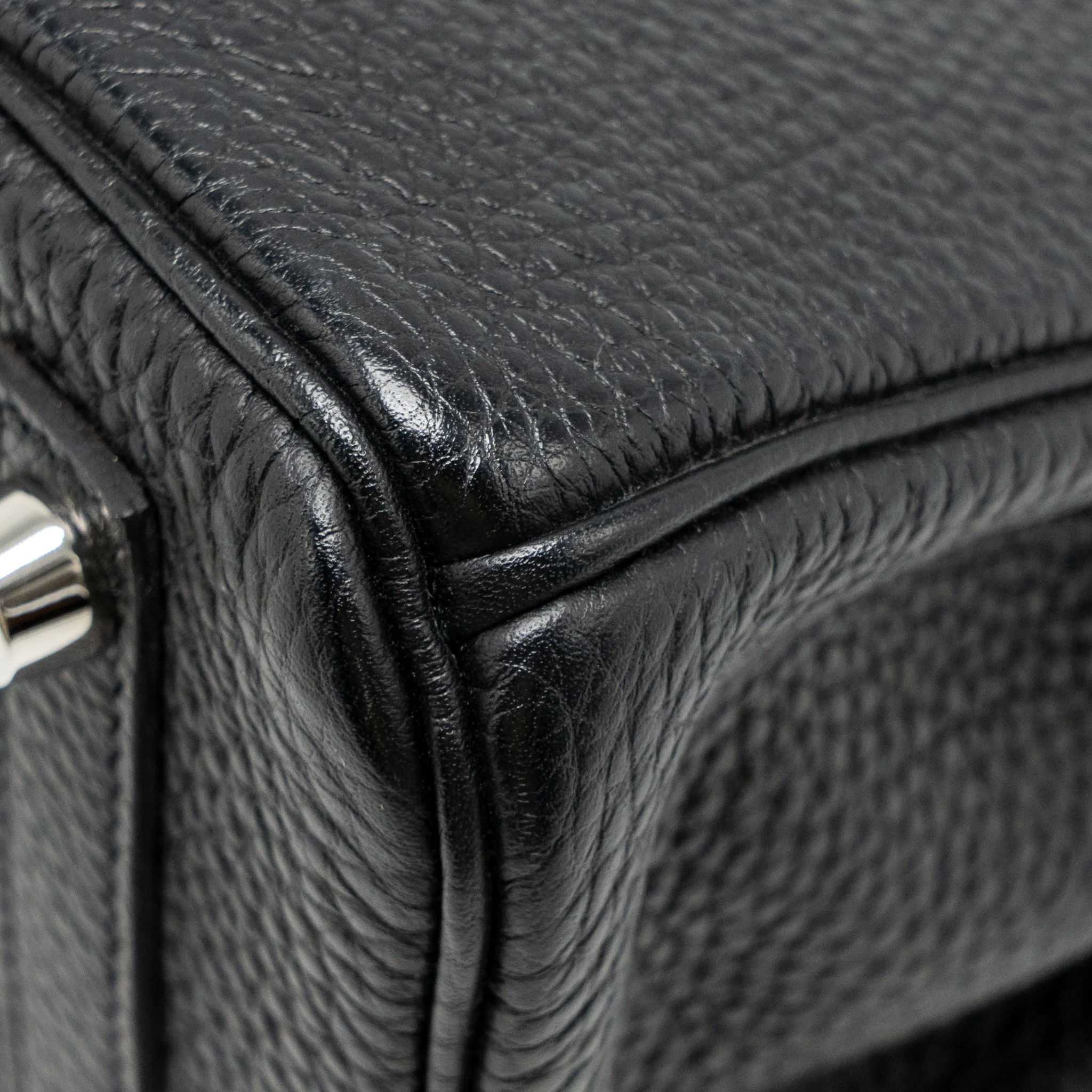 Hermes Birkin 25 Togo Black SHW Stamp Y - Image 11