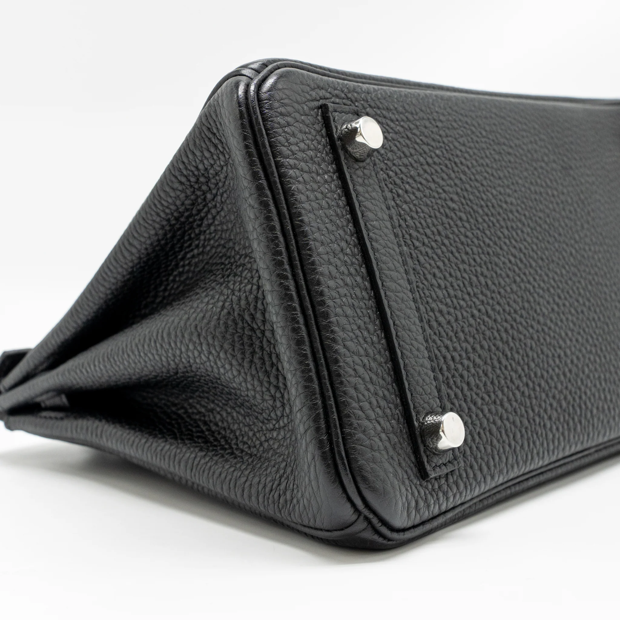 Hermes Birkin 25 Togo Black SHW Stamp Y - Image 6