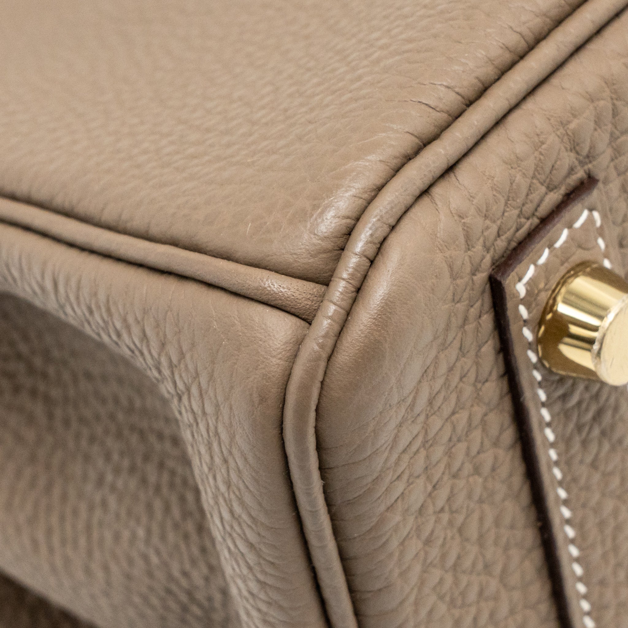 Hermes Birkin 25 togo etoupe GHW stamp A - Image 9
