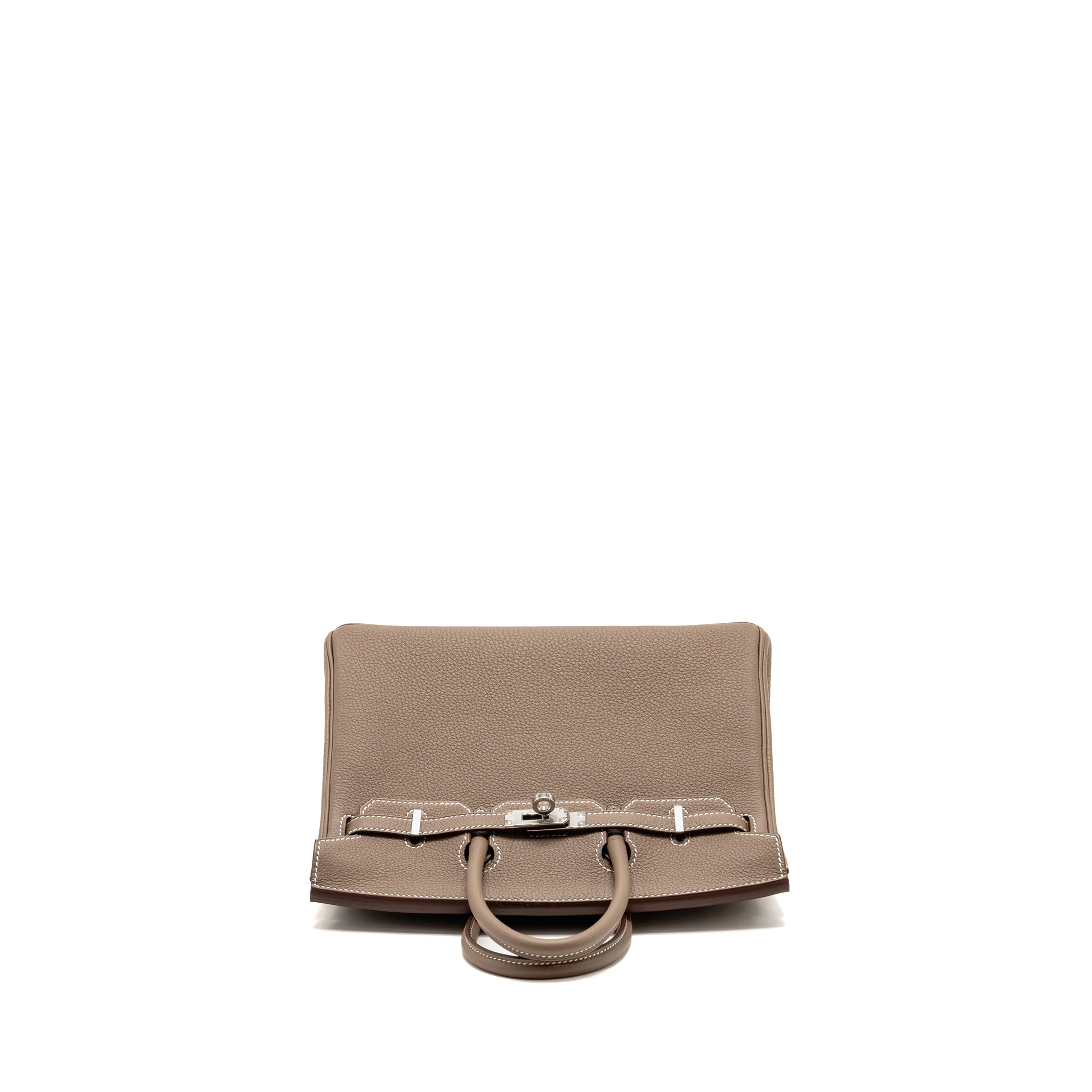 Hermes Birkin 25 togo etoupe SHW stamp K - Image 5