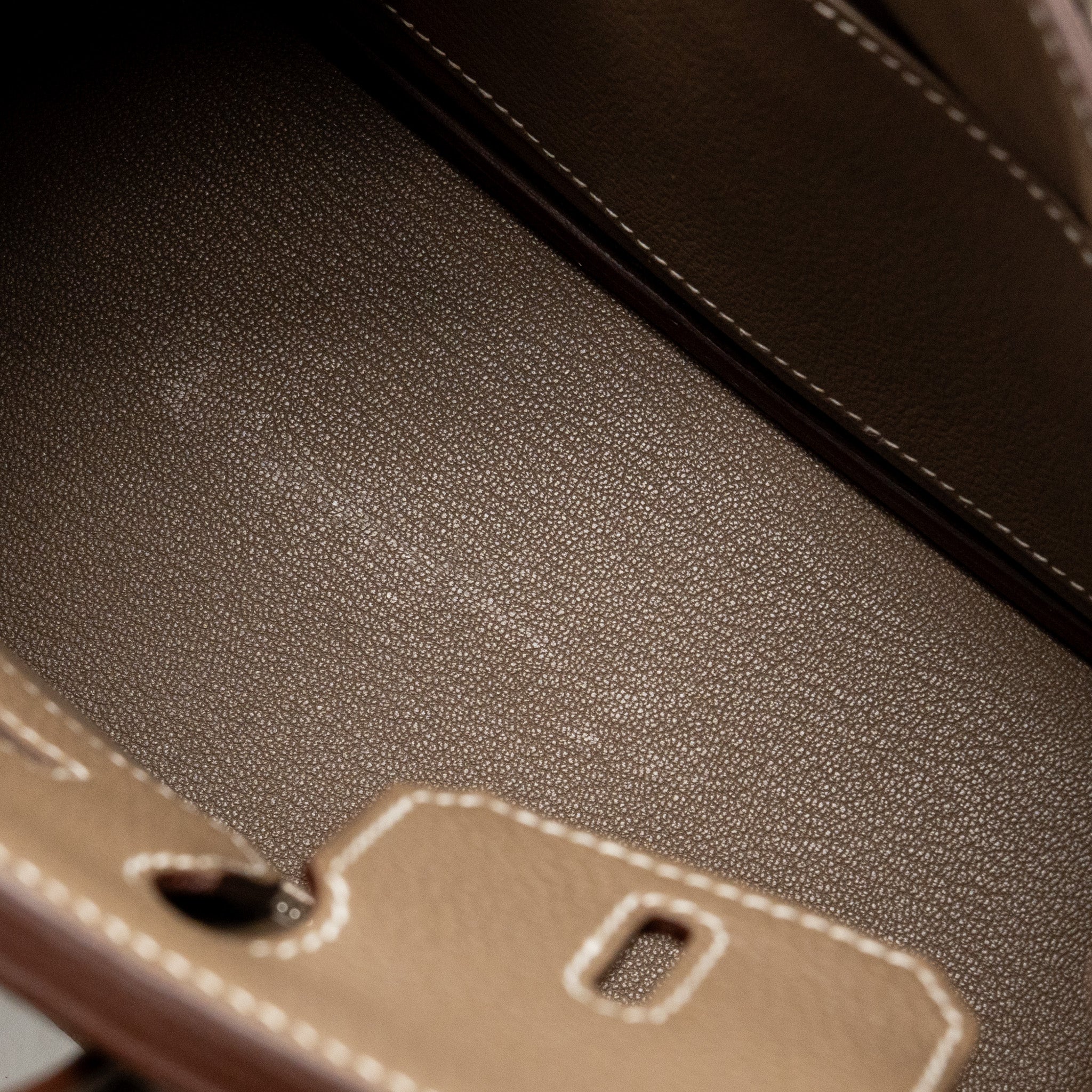 Hermes Birkin 25 Togo Etoupe SHW Stamp U - Image 16