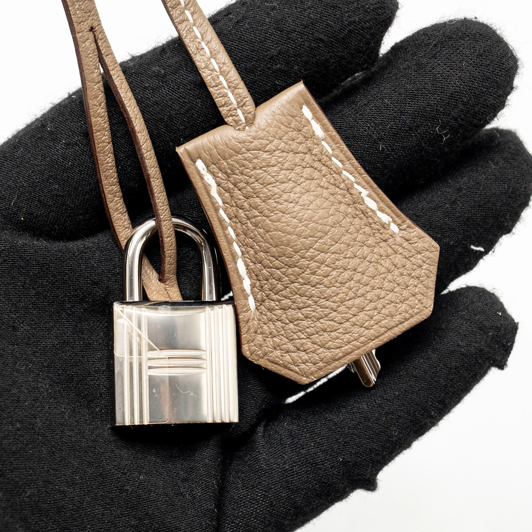 Hermes Birkin 25 Togo Etoupe SHW Stamp U - Image 18