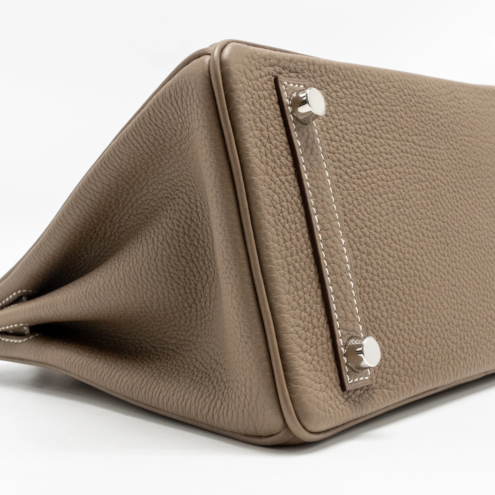 Hermes Birkin 25 Togo Etoupe SHW Stamp U - Image 7