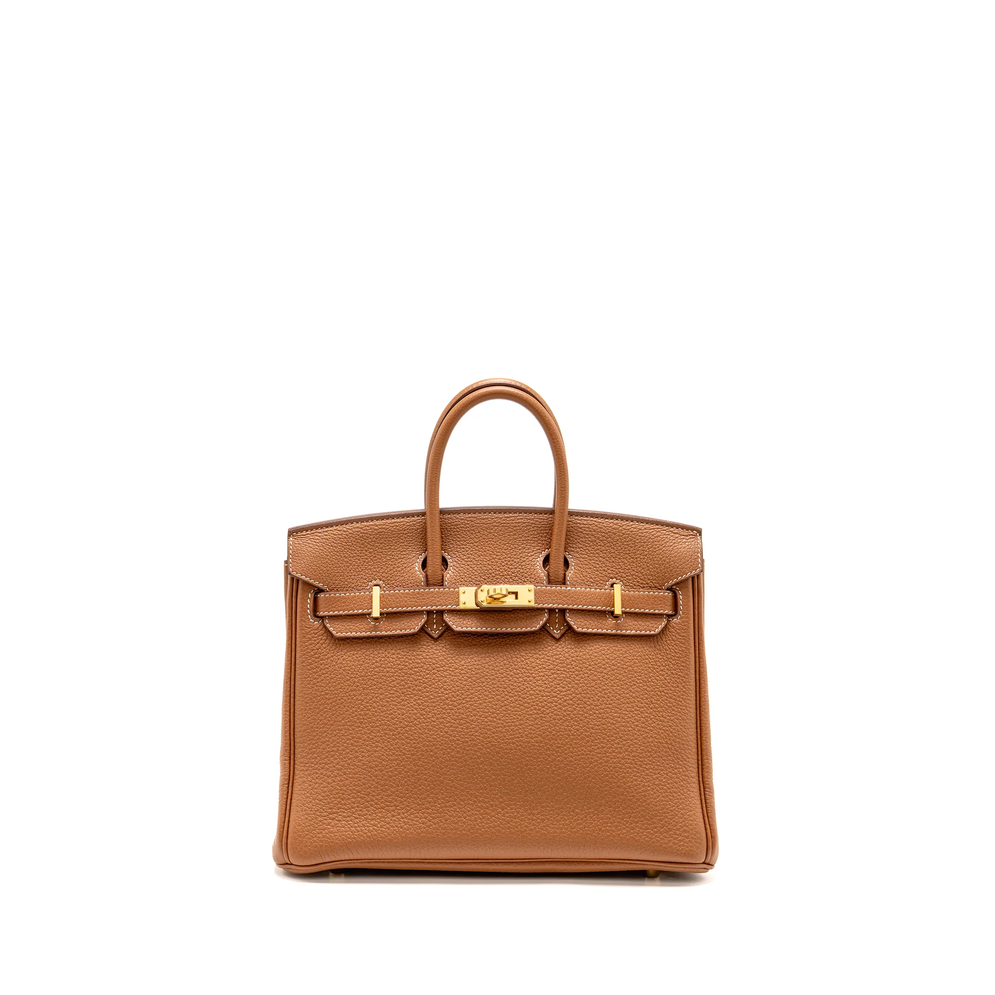 Hermes Birkin 25 Togo Gold GHW Stamp Z